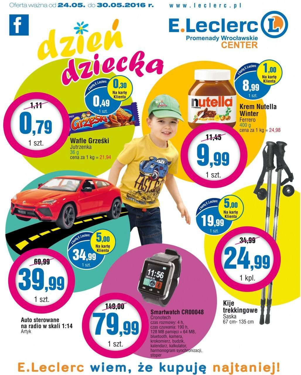 Gazetka promocyjna E-Leclerc do 30/05/2016 str.0