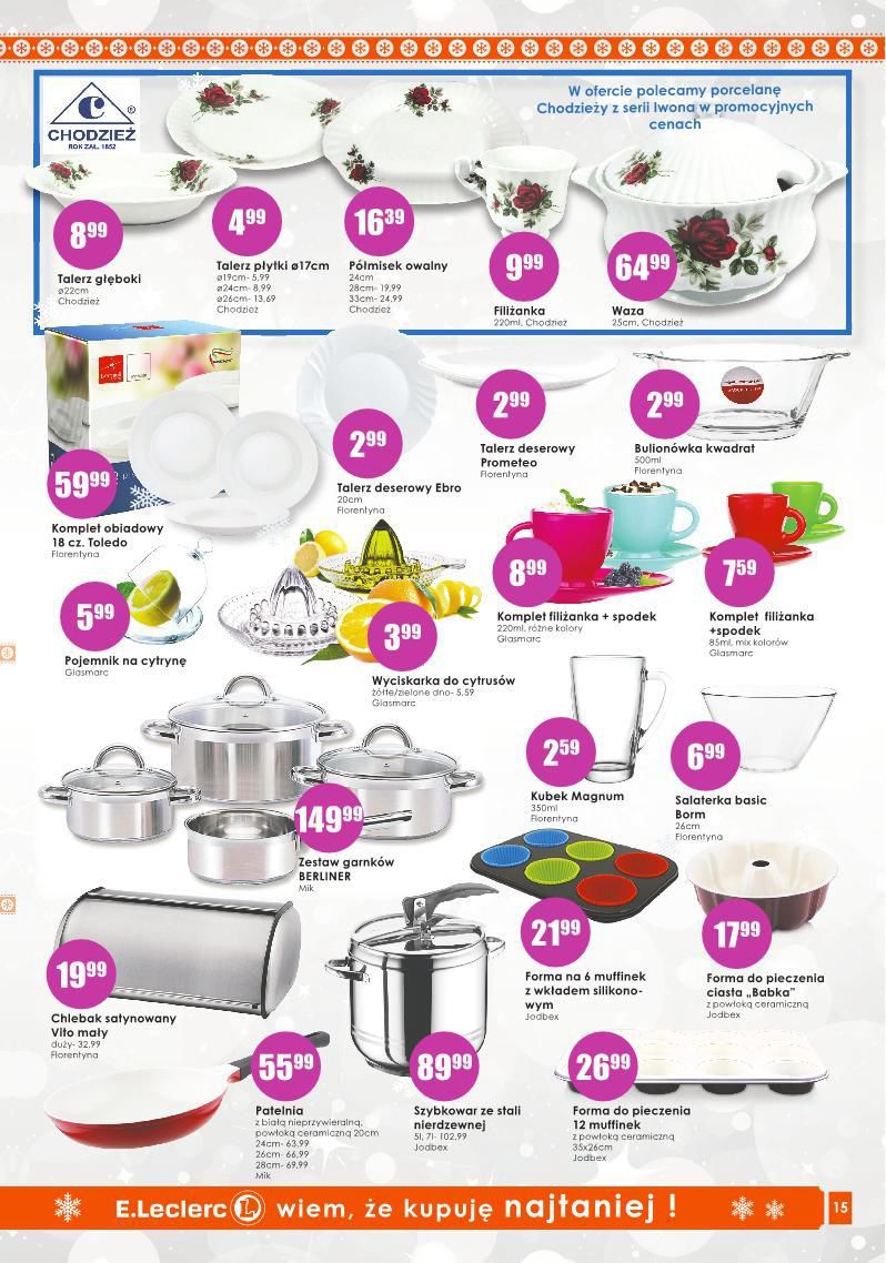 Gazetka promocyjna E-Leclerc do 14/12/2015 str.15