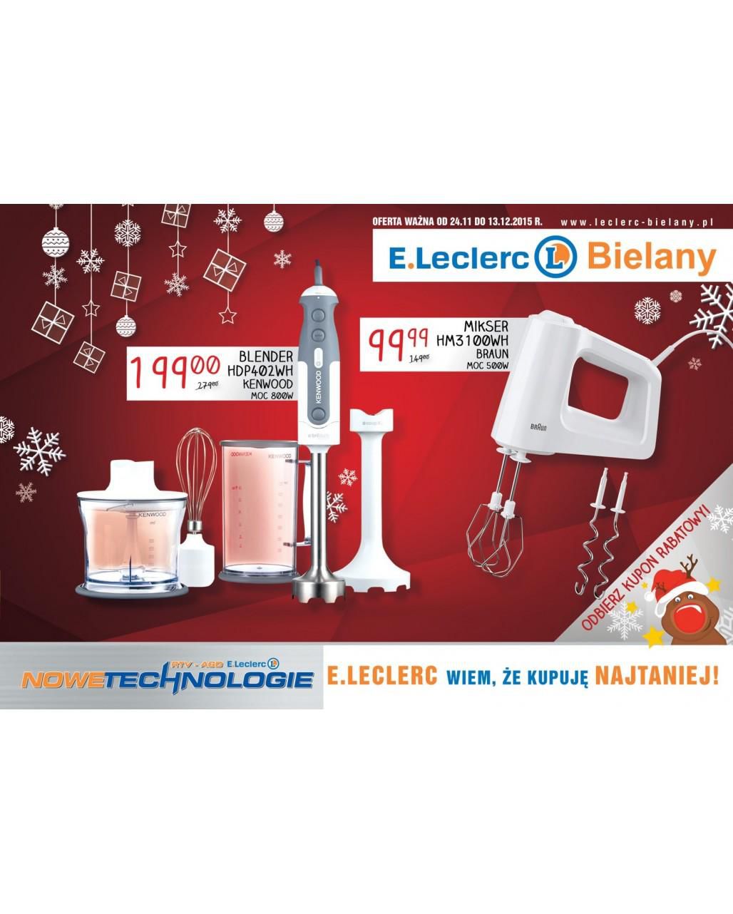 Gazetka promocyjna E-Leclerc do 13/12/2015 str.0