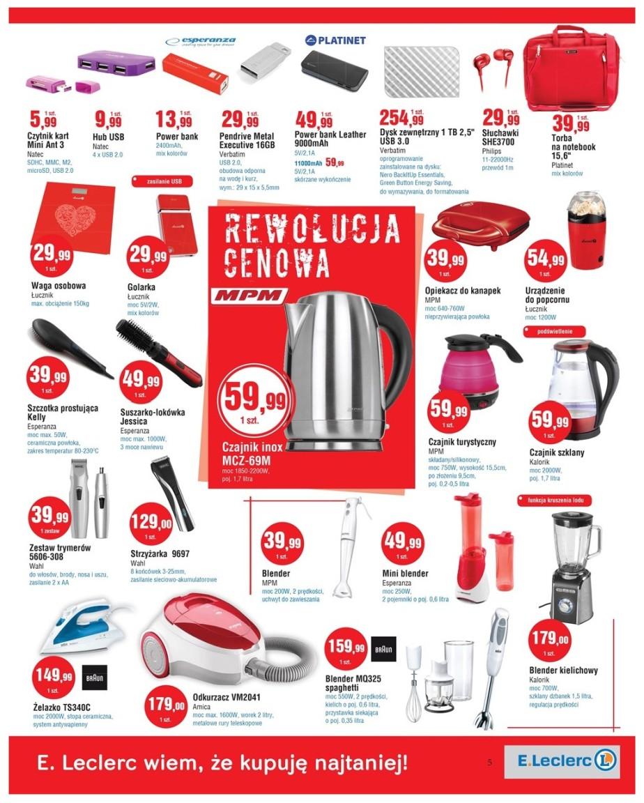 Gazetka promocyjna E-Leclerc do 19/02/2017 str.5