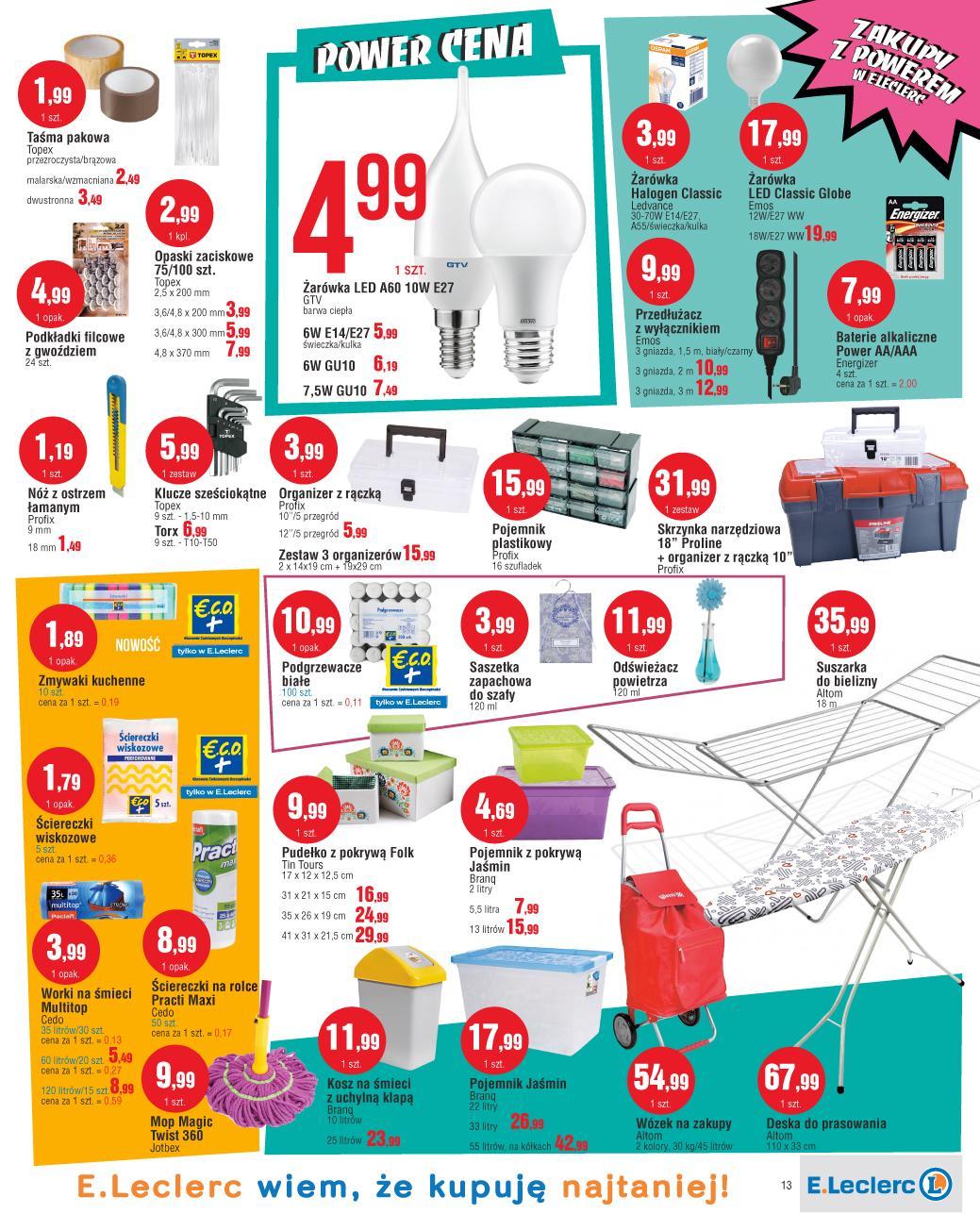 Gazetka promocyjna E-Leclerc do 19/03/2017 str.13