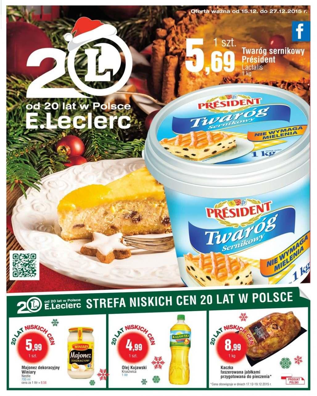 Gazetka promocyjna E-Leclerc do 27/12/2015 str.0