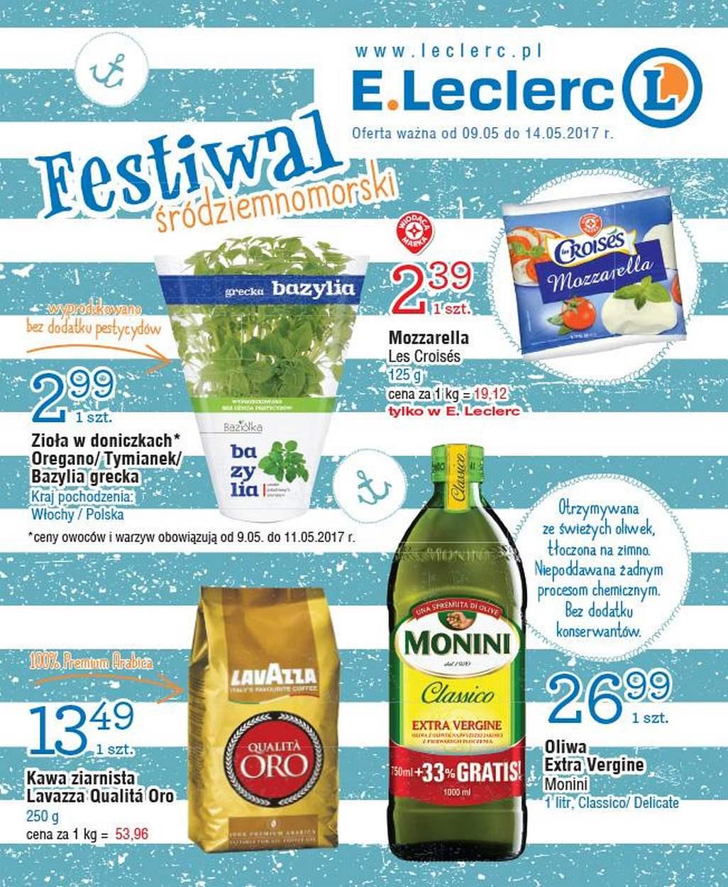 Gazetka promocyjna E-Leclerc do 14/05/2017 str.0