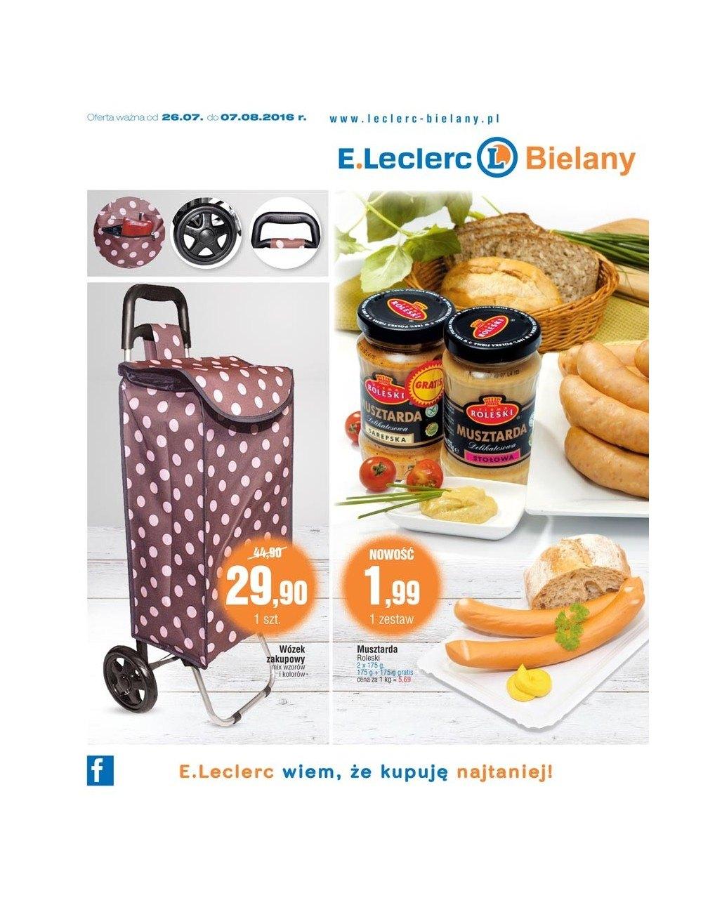Gazetka promocyjna E-Leclerc do 07/08/2016 str.0