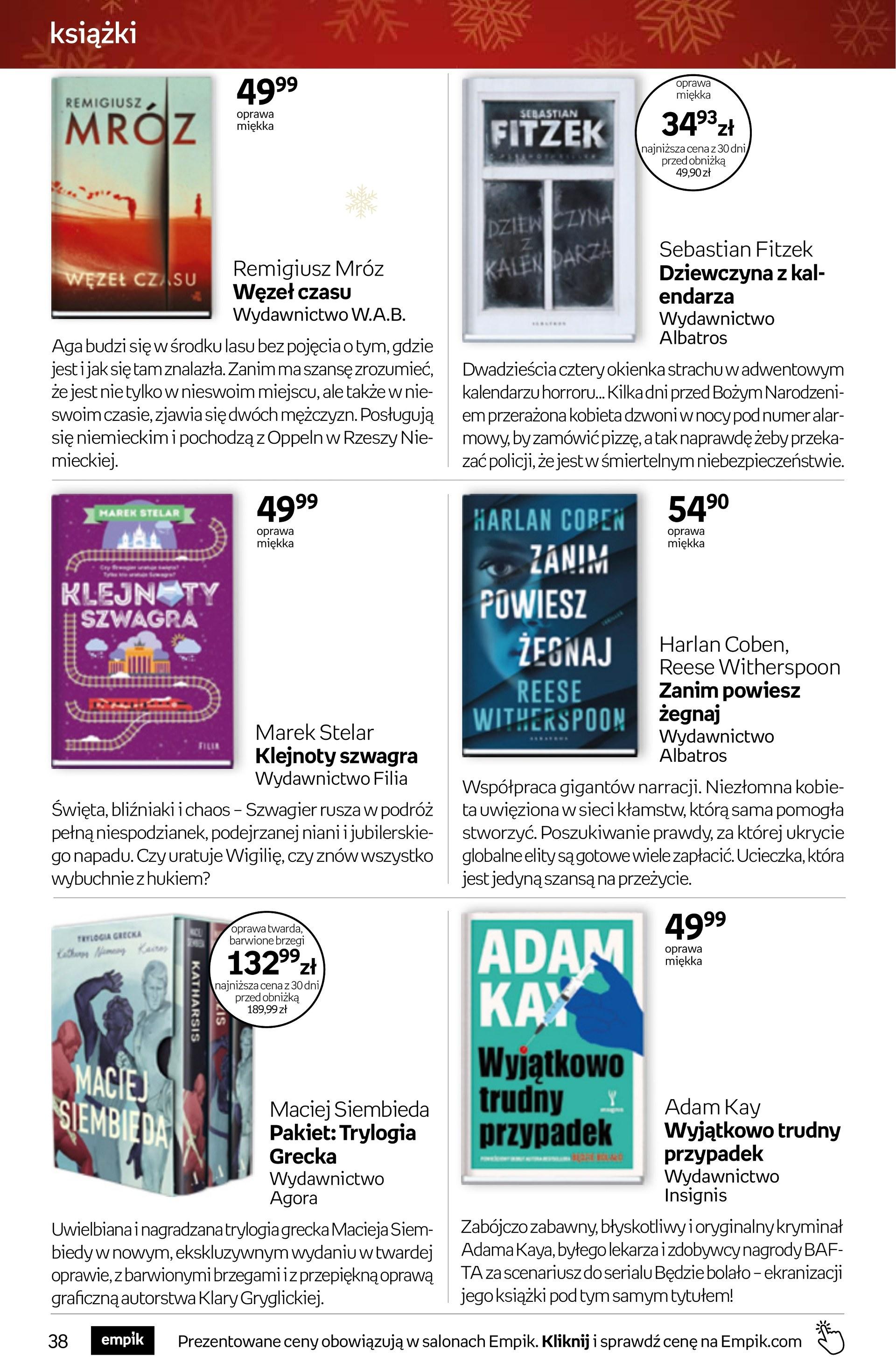 Gazetka promocyjna empik do 23/12/2025 str.38