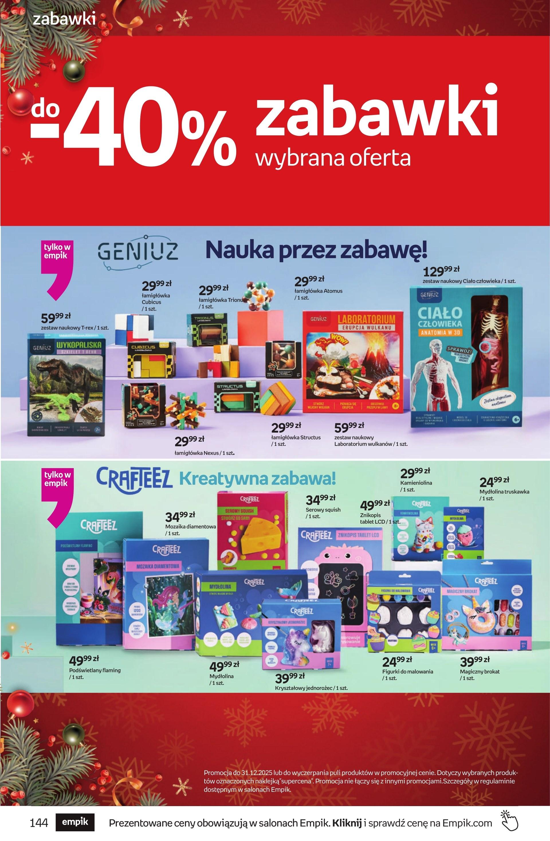 Gazetka promocyjna empik do 09/12/2025 str.144