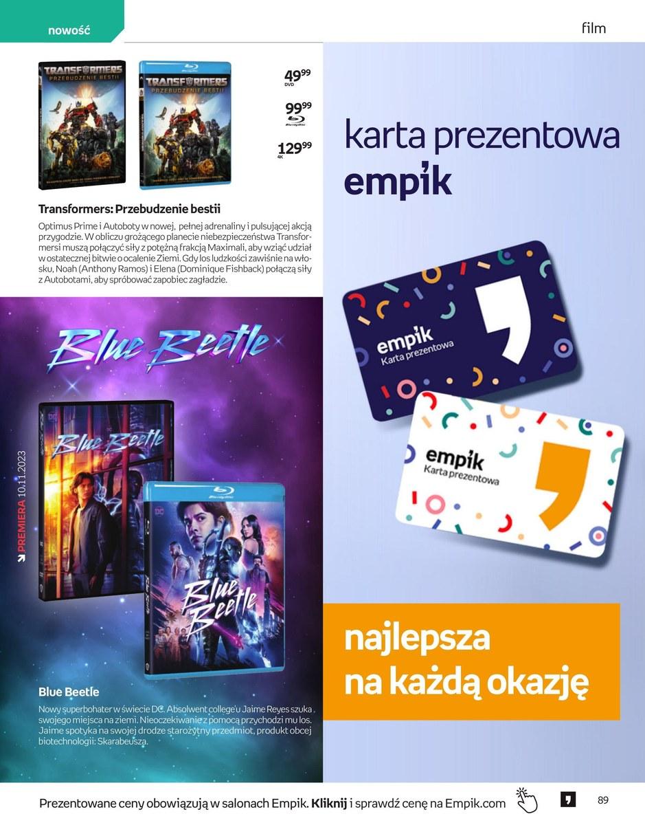 Gazetka promocyjna empik do 21/11/2023 str.89