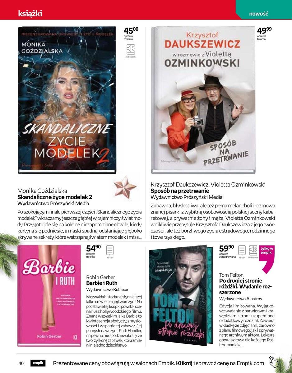 Gazetka promocyjna empik do 21/11/2023 str.40