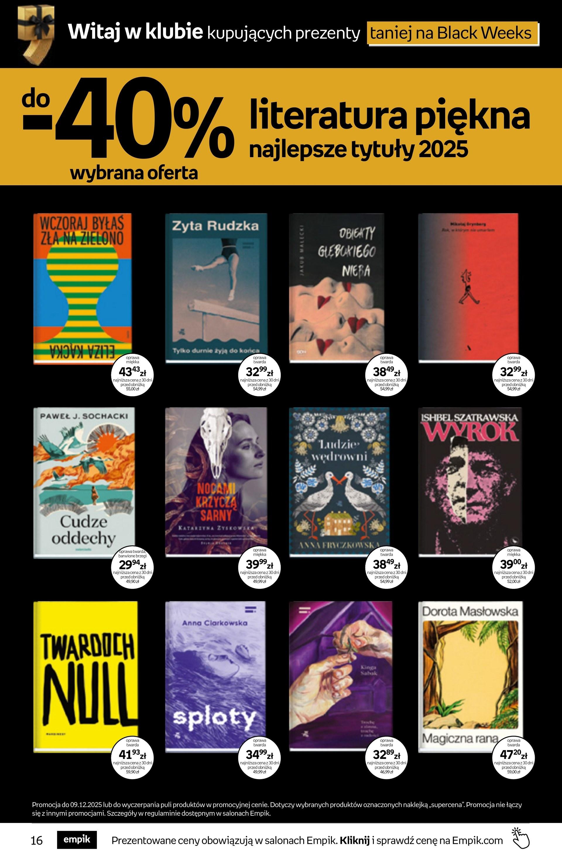Gazetka promocyjna empik do 09/12/2025 str.16