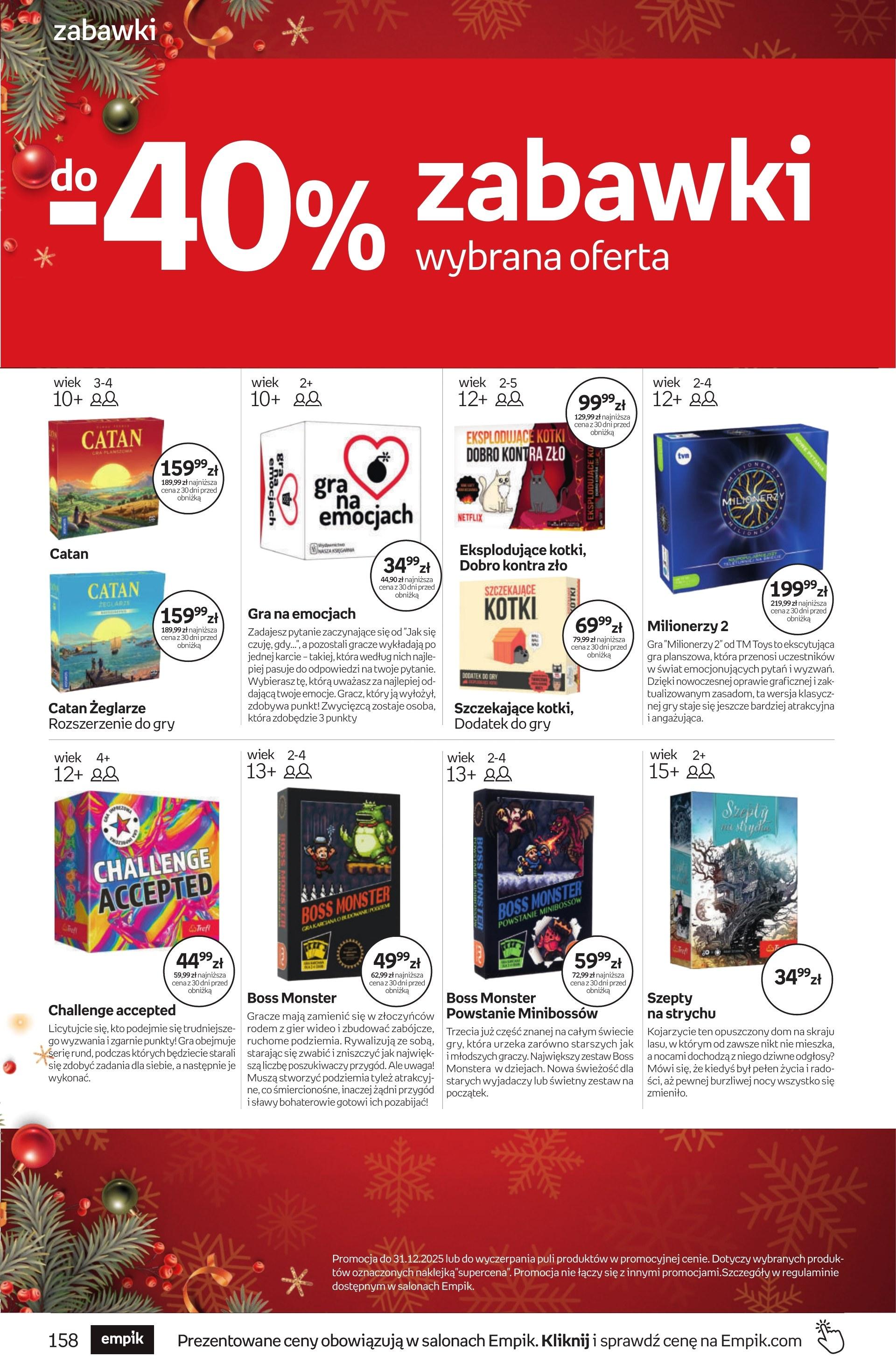 Gazetka promocyjna empik do 23/12/2025 str.158