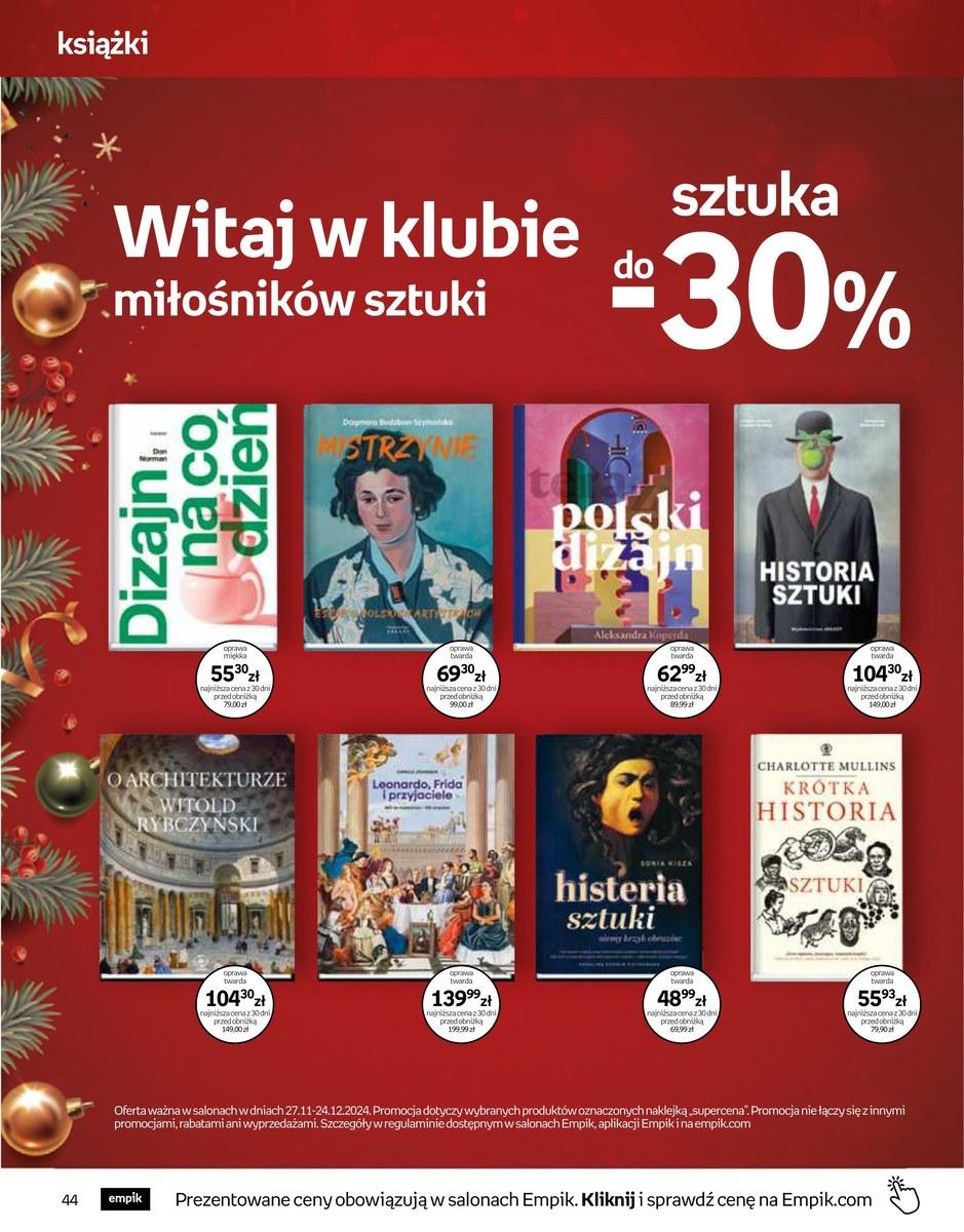 Gazetka promocyjna empik do 24/12/2024 str.44