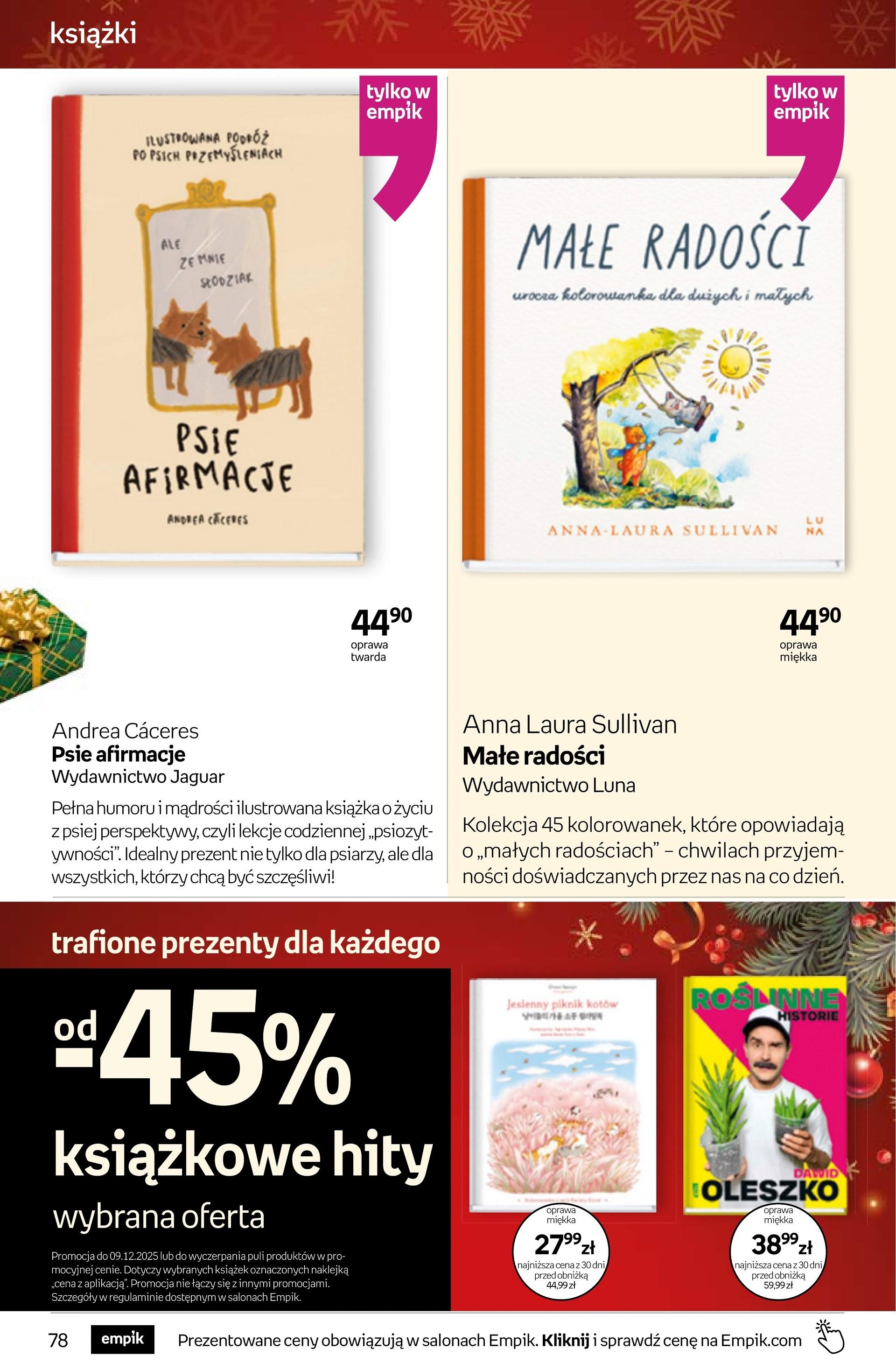 Gazetka promocyjna empik do 09/12/2025 str.78