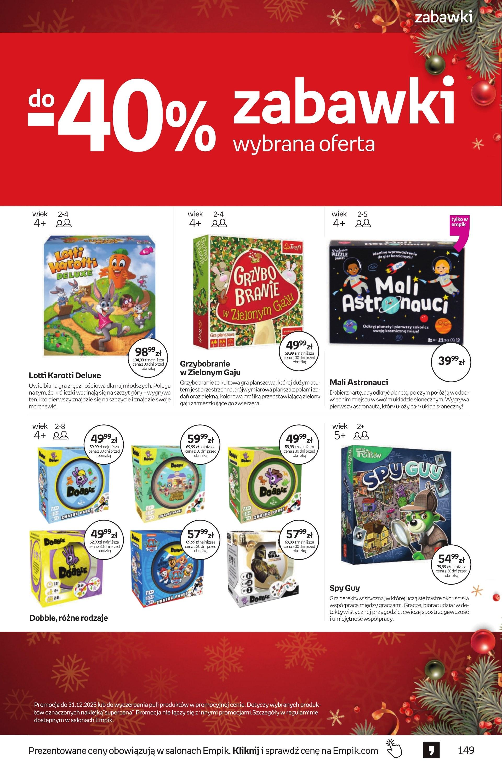 Gazetka promocyjna empik do 23/12/2025 str.149