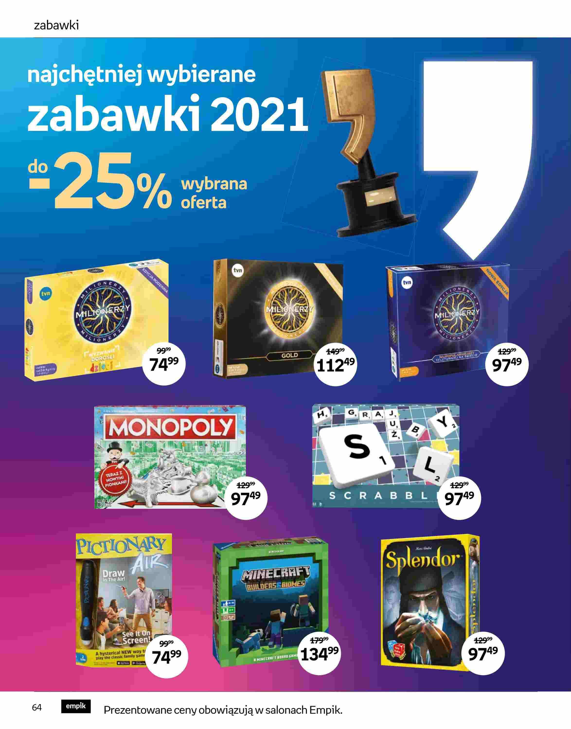 Gazetka promocyjna empik do 22/02/2022 str.64