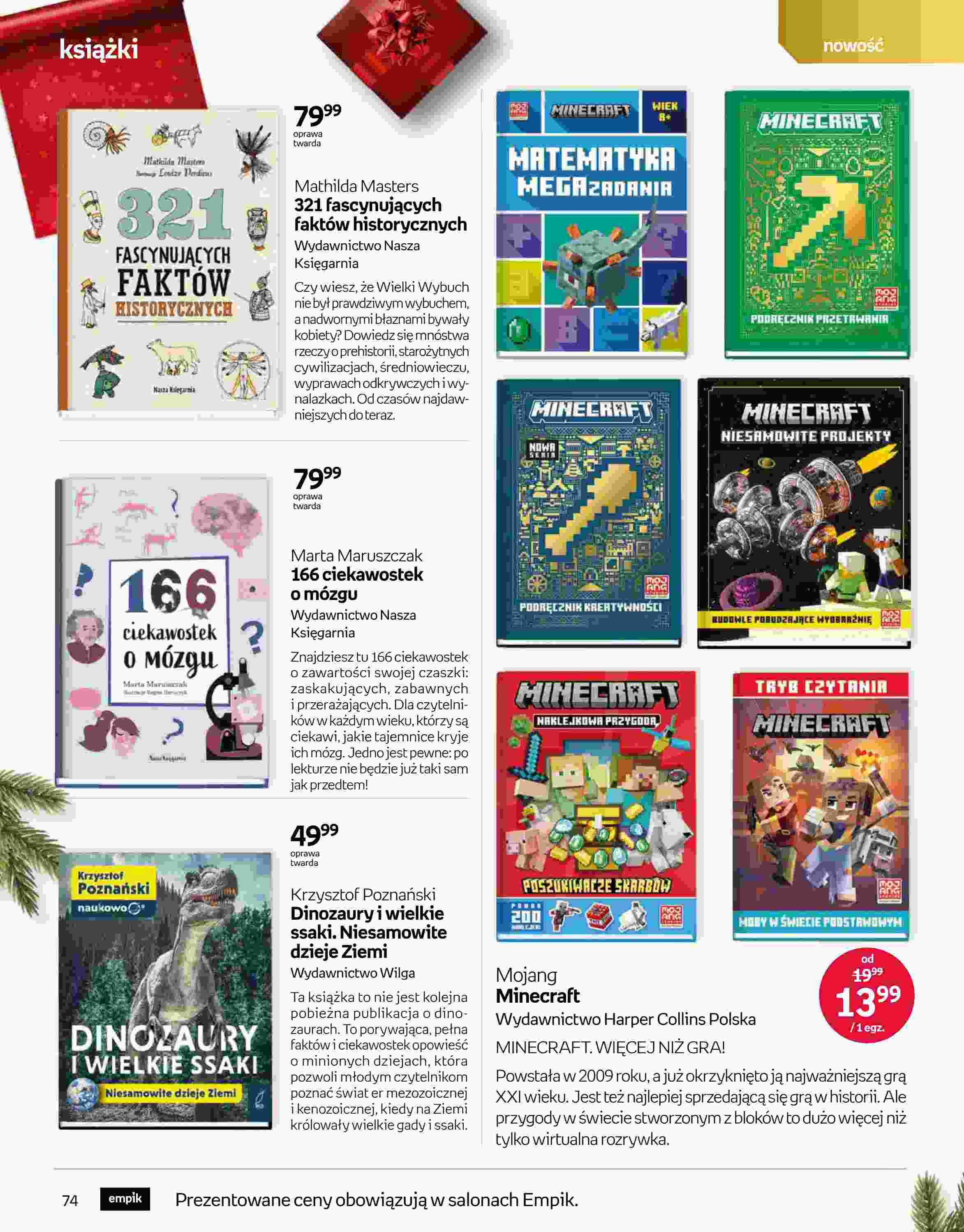 Gazetka promocyjna empik do 24/12/2022 str.74