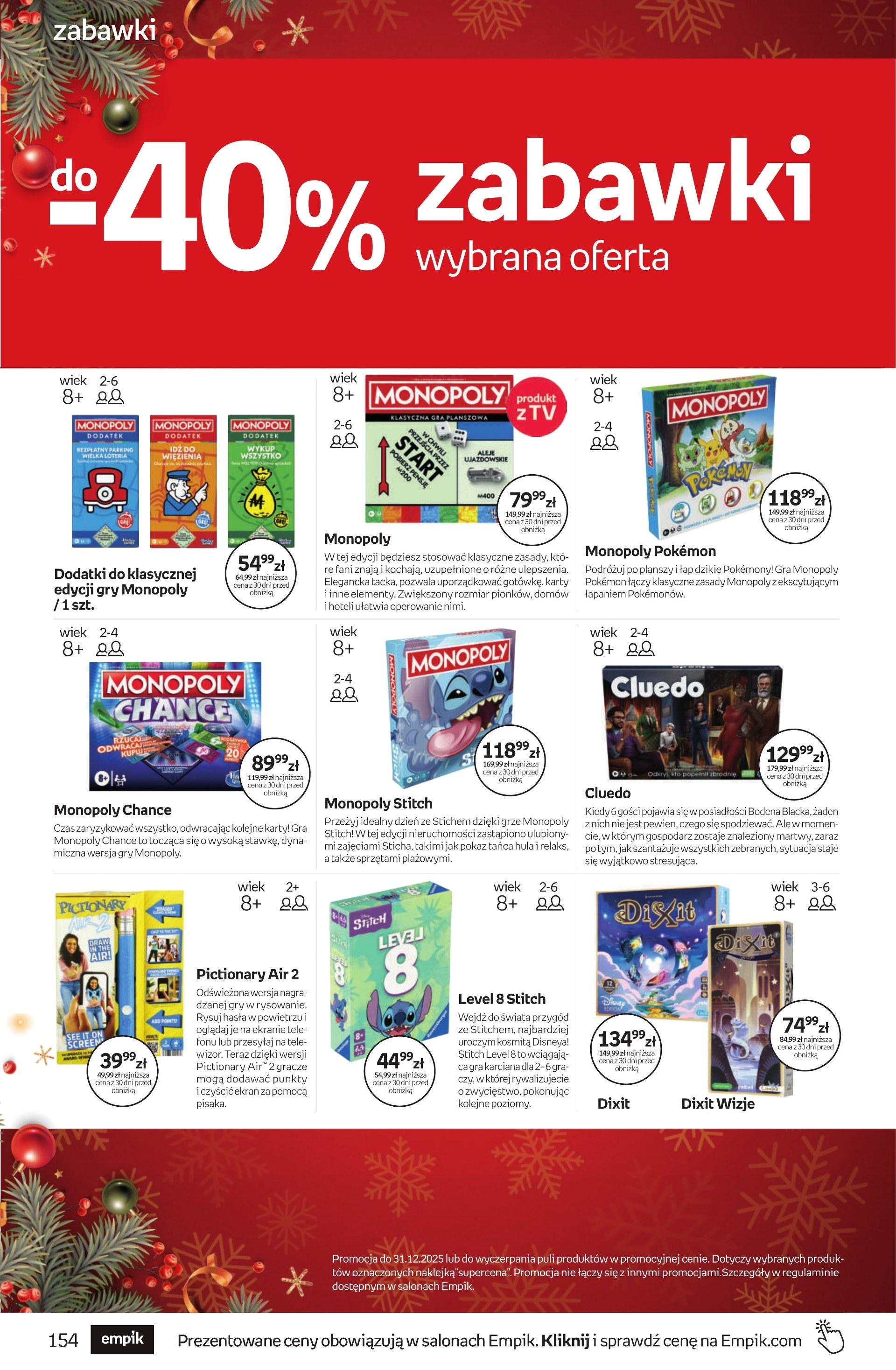 Gazetka promocyjna empik do 23/12/2025 str.154