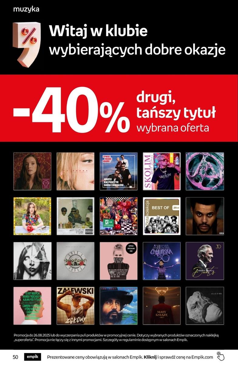 Gazetka promocyjna empik do 12/08/2025 str.50