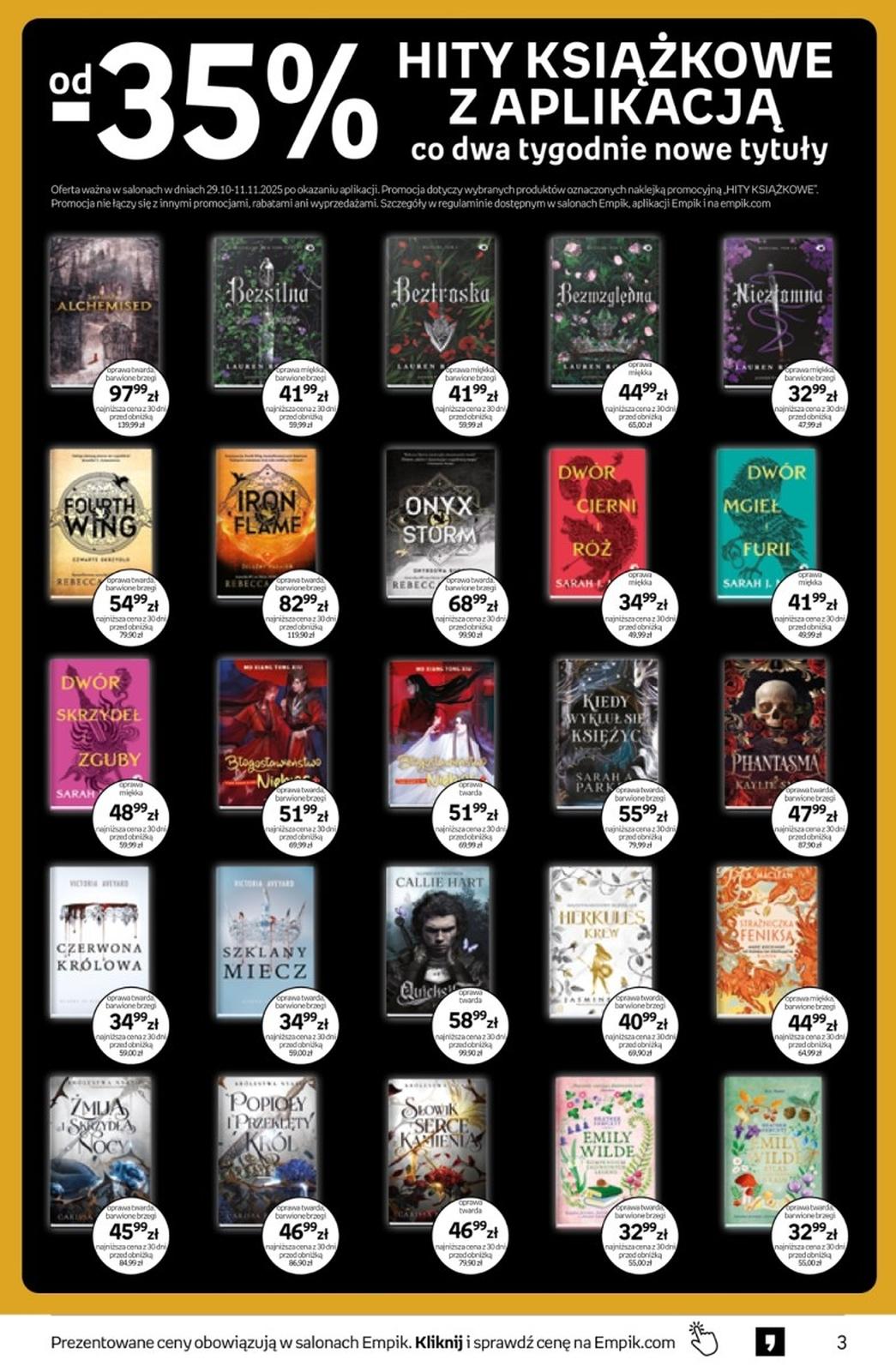 Gazetka promocyjna empik do 11/11/2025 str.3