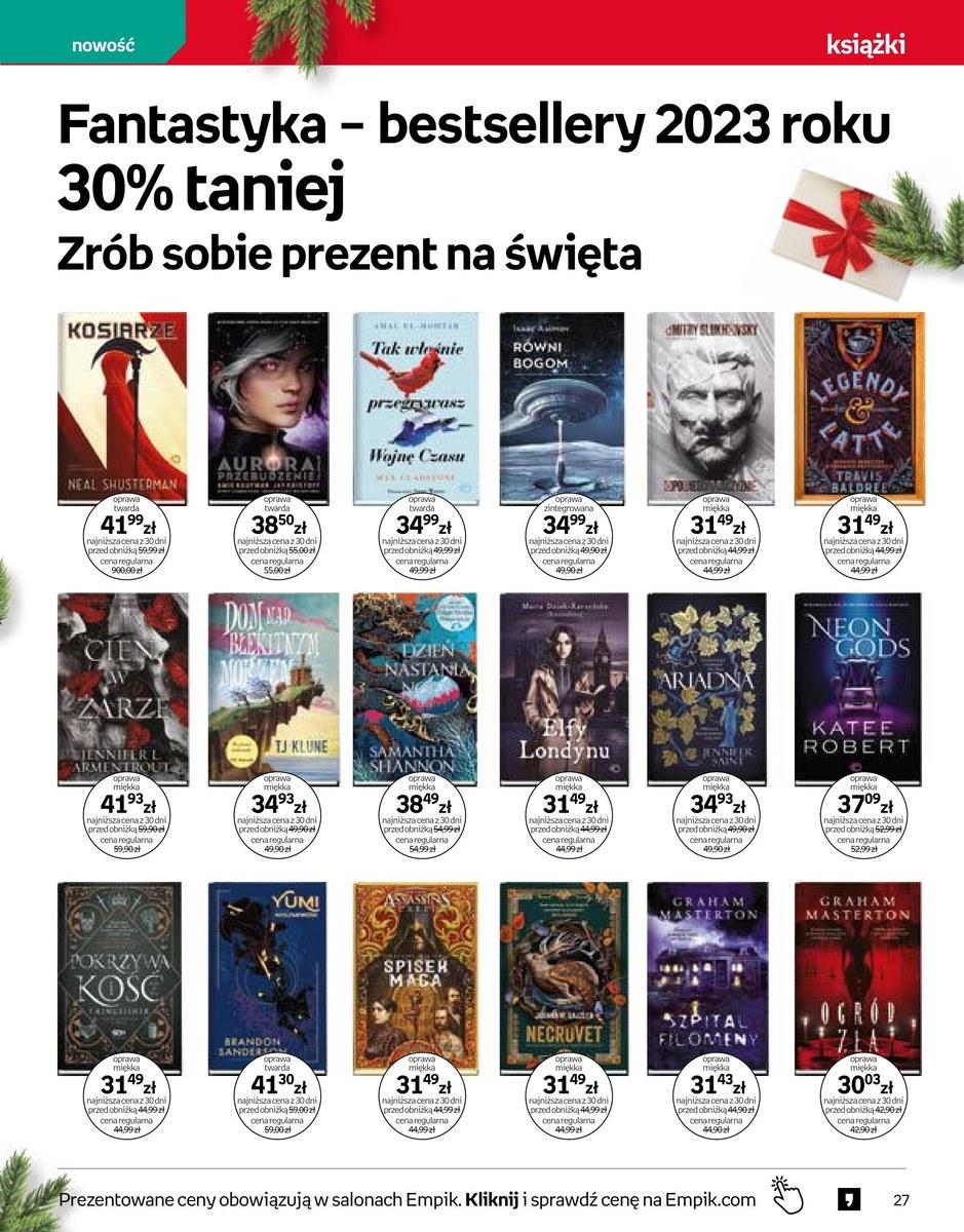 Gazetka promocyjna empik do 21/11/2023 str.27