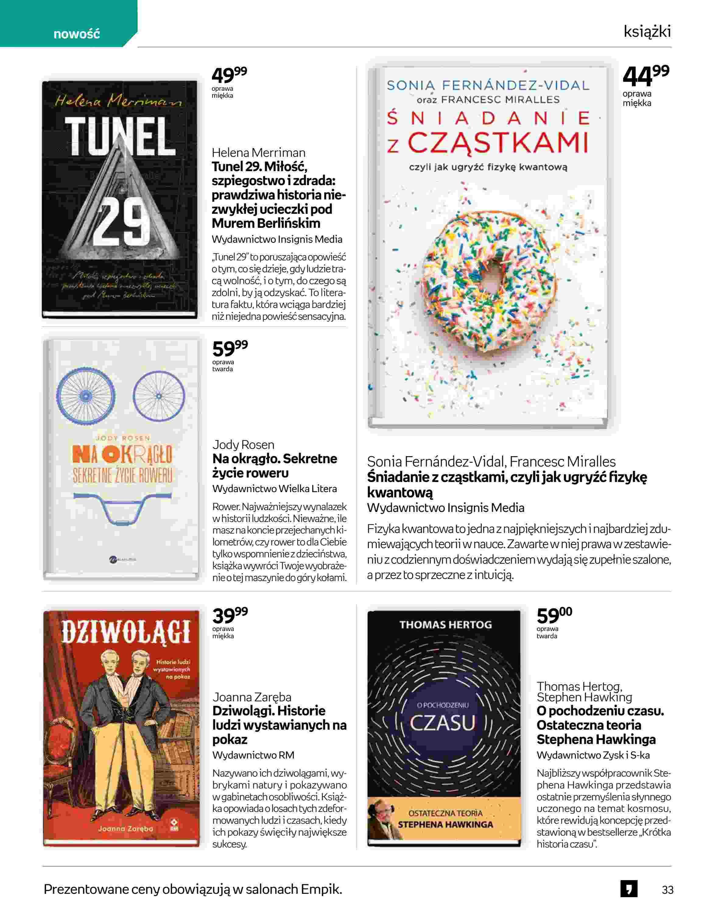 Gazetka promocyjna empik do 25/04/2023 str.33