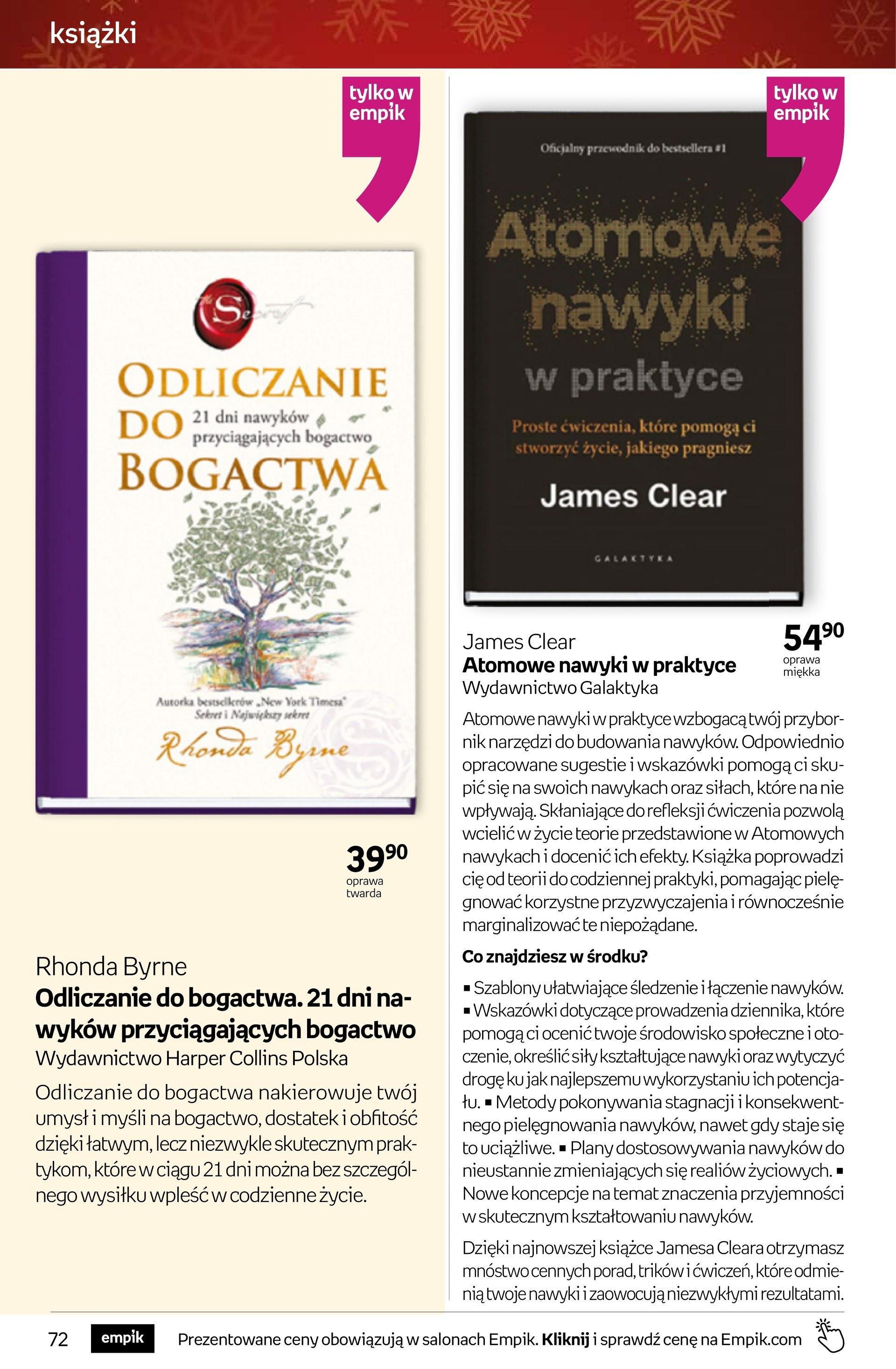 Gazetka promocyjna empik do 23/12/2025 str.72