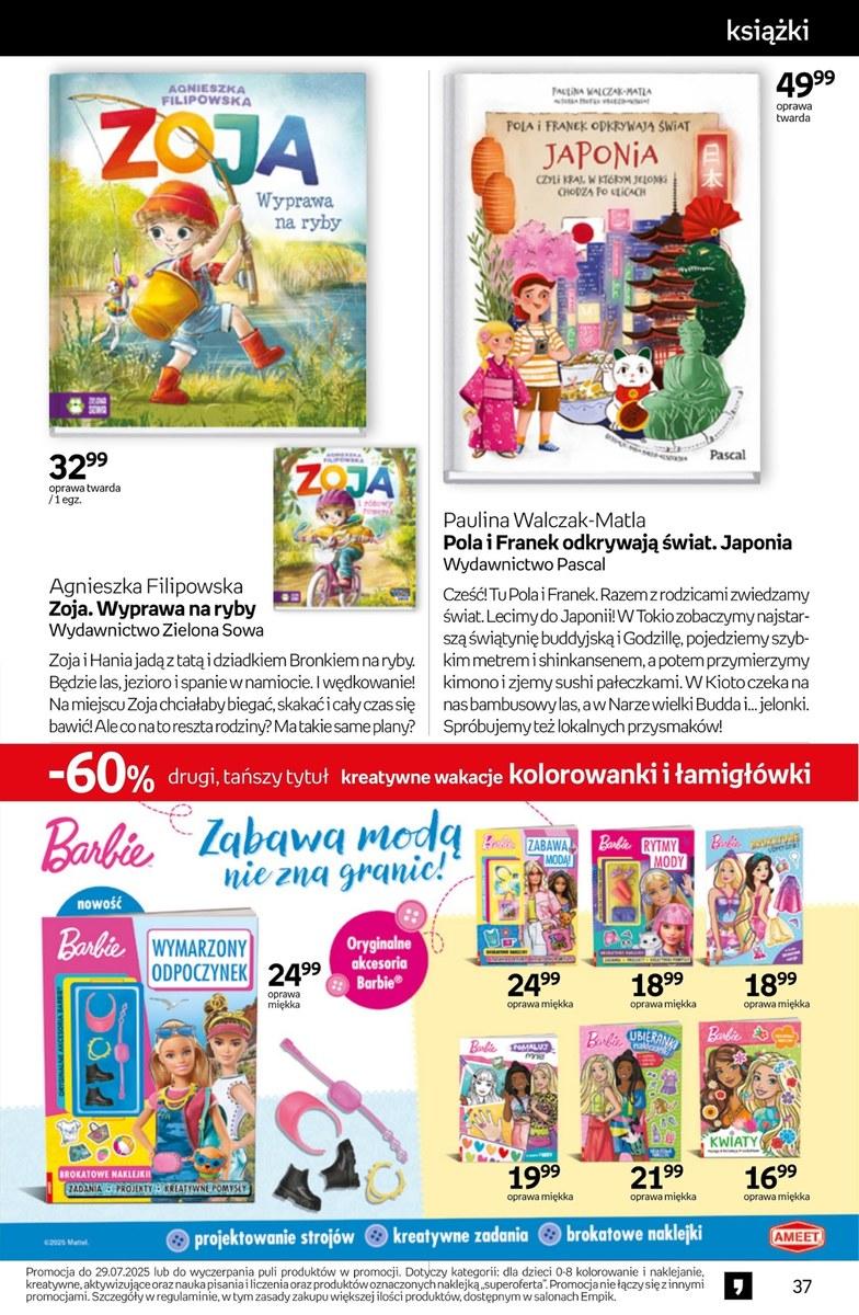 Gazetka promocyjna empik do 29/07/2025 str.37