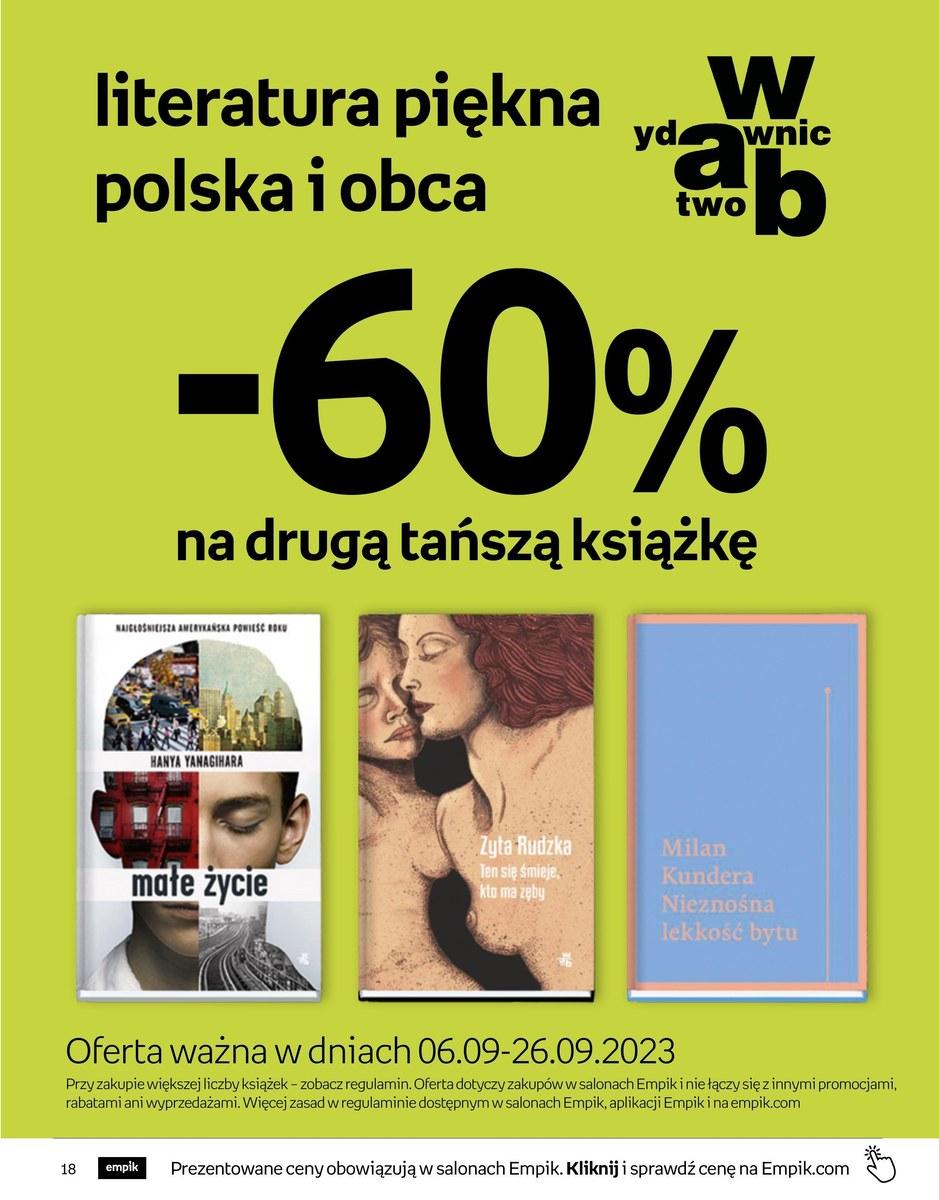 Gazetka promocyjna empik do 26/09/2023 str.18