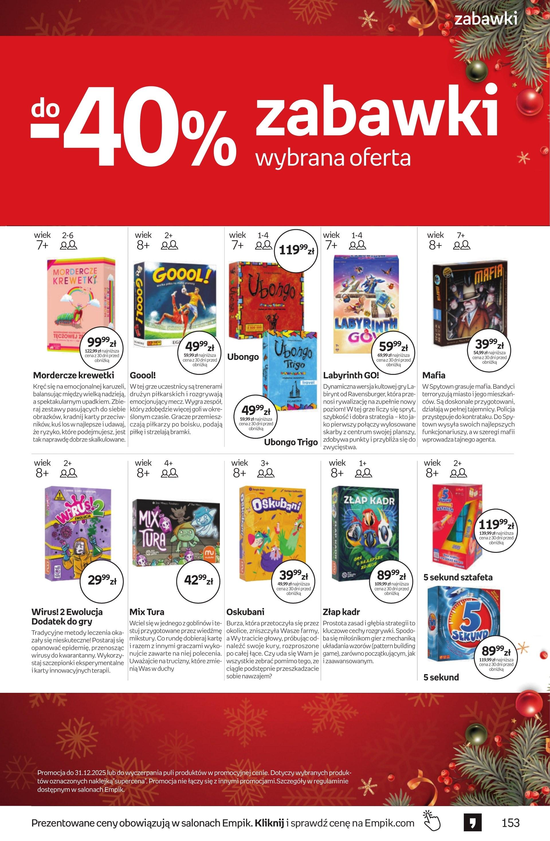 Gazetka promocyjna empik do 23/12/2025 str.153
