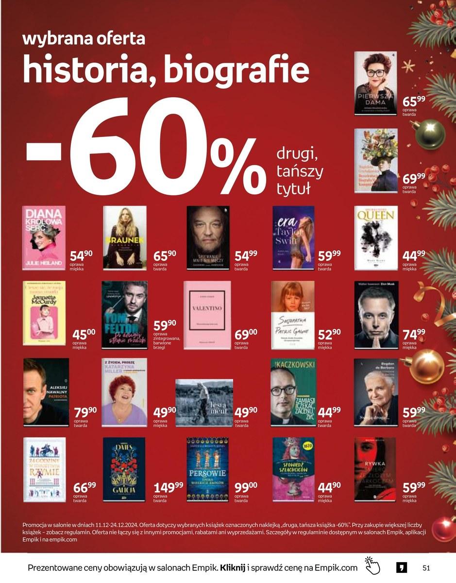 Gazetka promocyjna empik do 24/12/2024 str.51