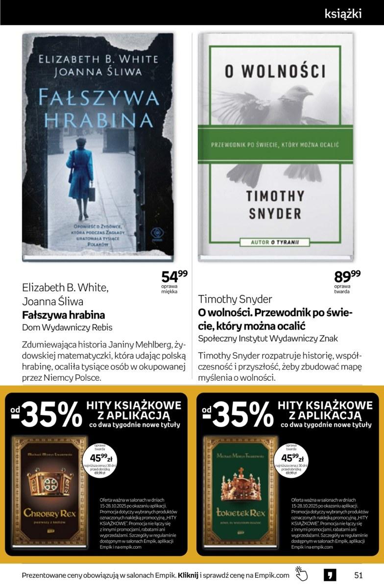 Gazetka promocyjna empik do 28/10/2025 str.51