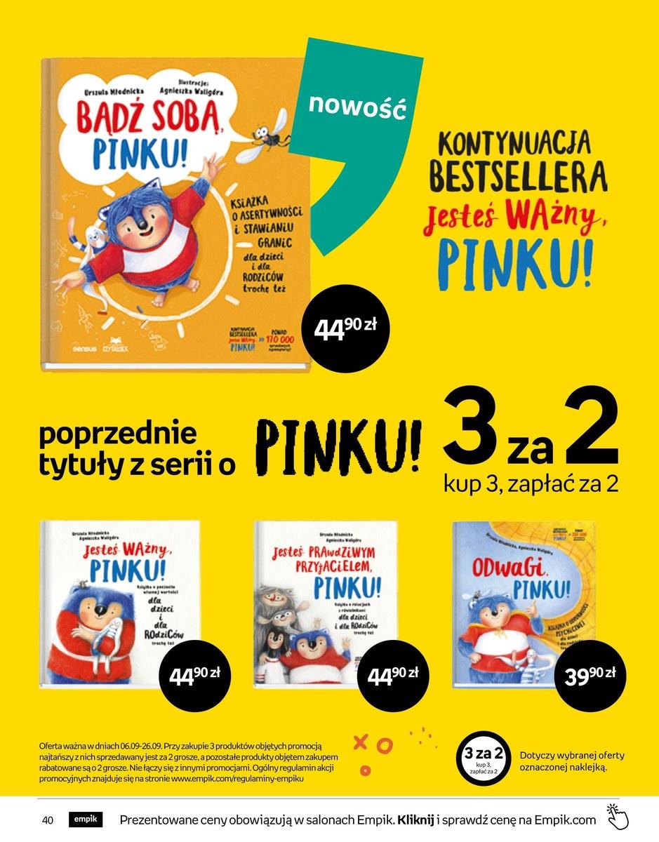 Gazetka promocyjna empik do 26/09/2023 str.40