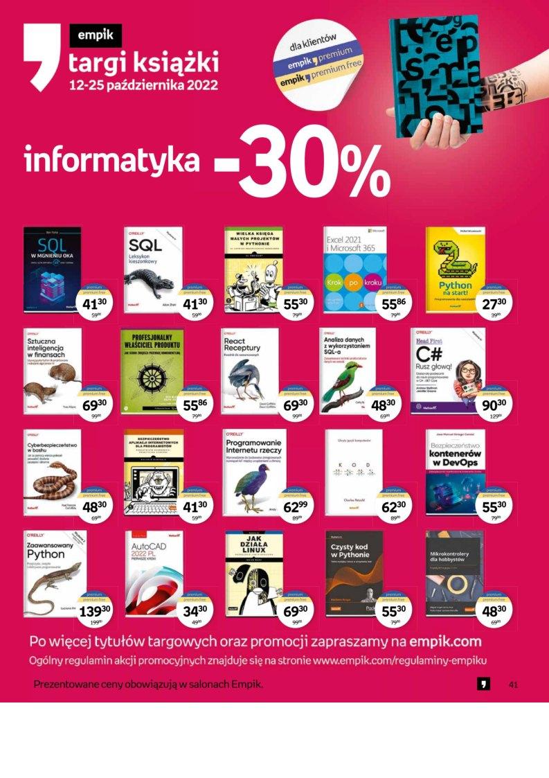 Gazetka promocyjna empik do 25/10/2022 str.43