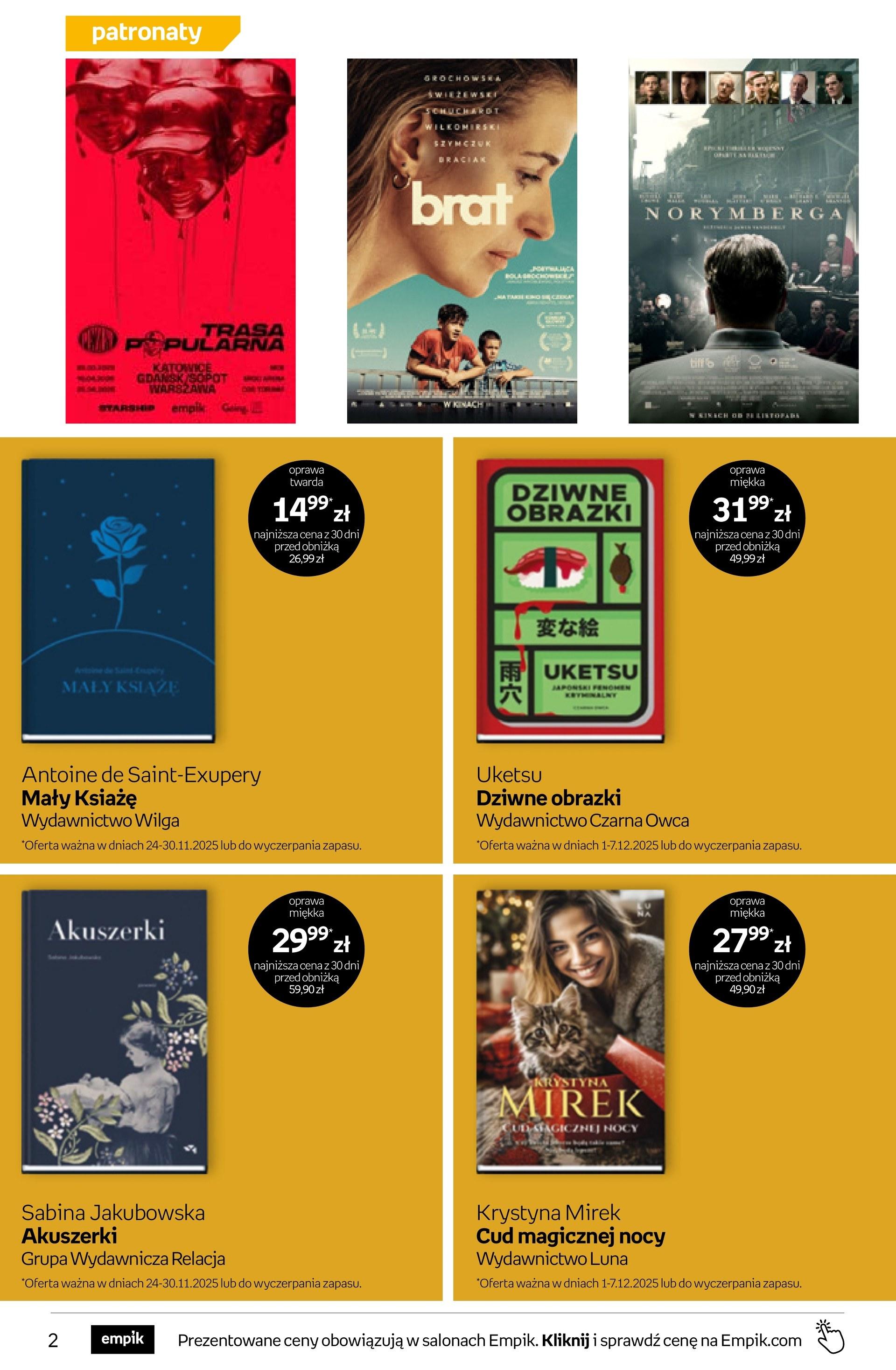 Gazetka promocyjna empik do 09/12/2025 str.2