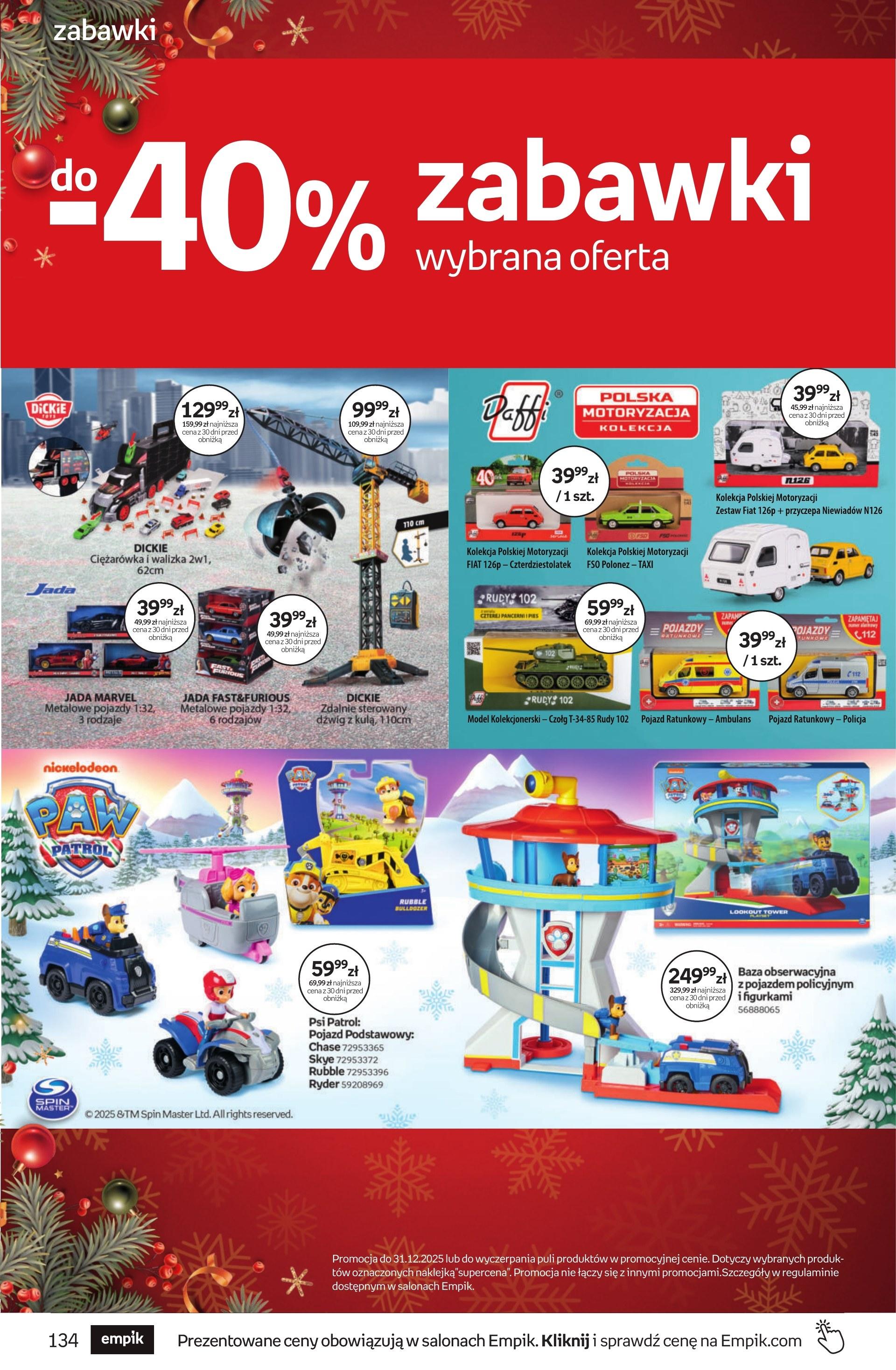 Gazetka promocyjna empik do 09/12/2025 str.134