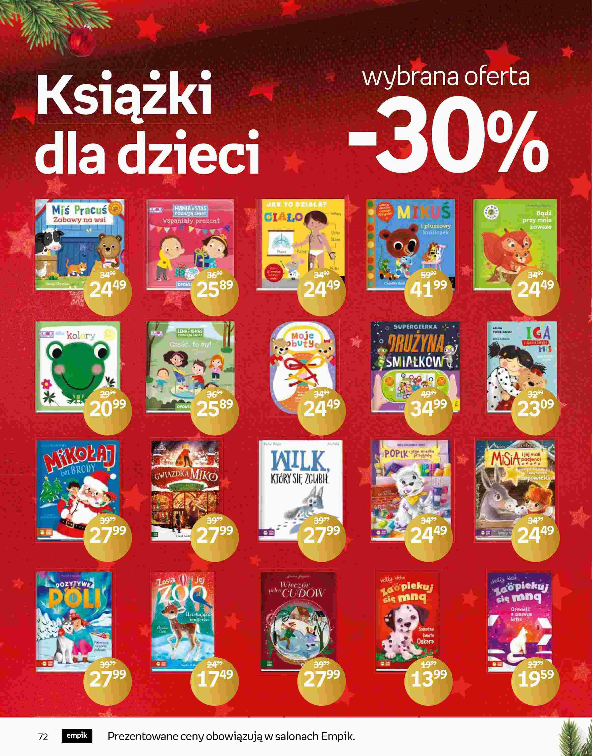 Gazetka promocyjna empik do 24/12/2022 str.72