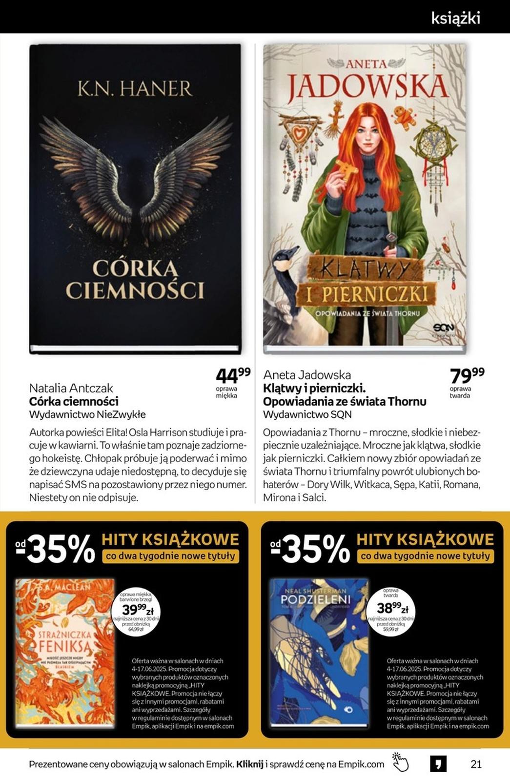 Gazetka promocyjna empik do 17/06/2025 str.21