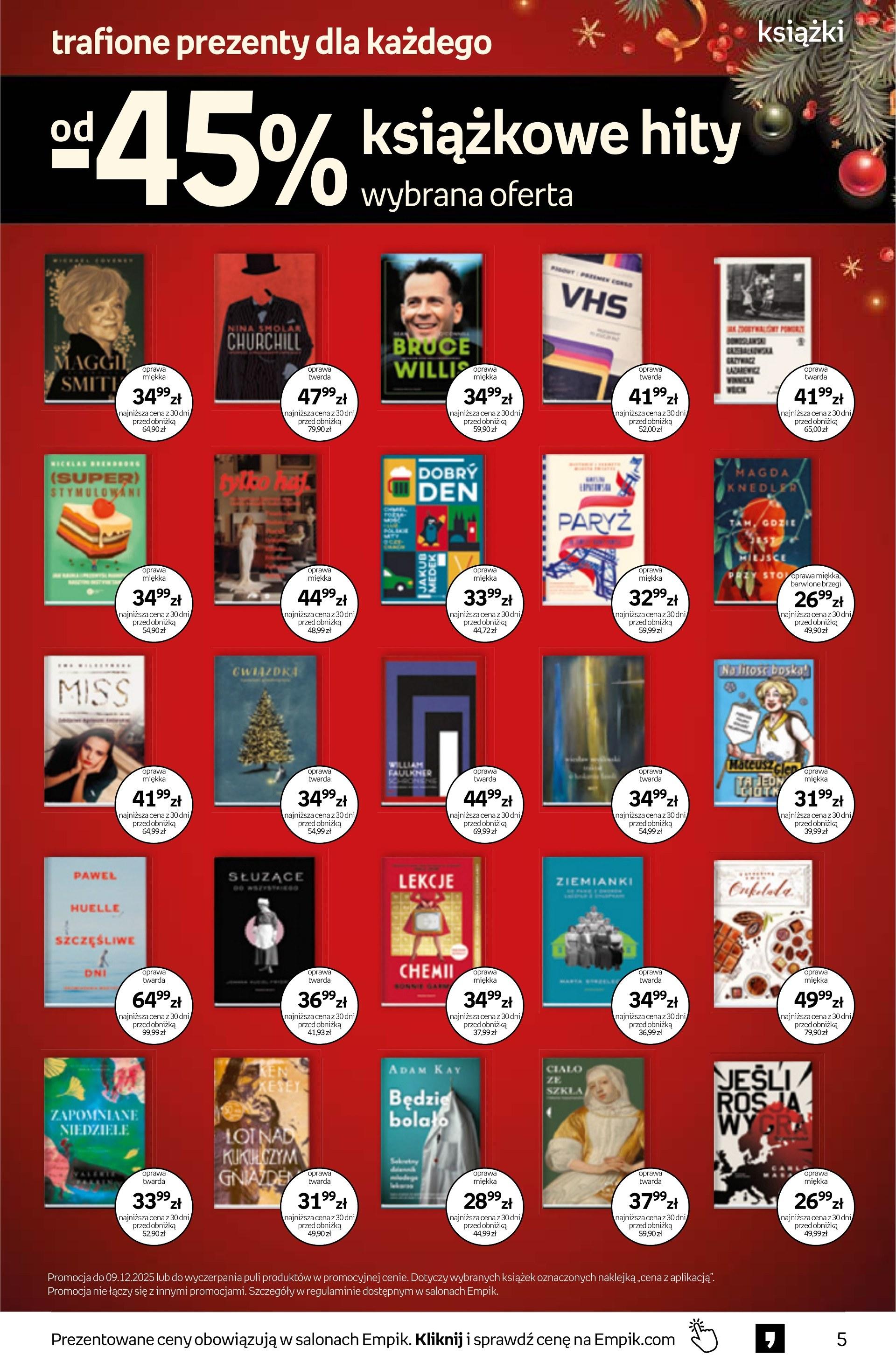 Gazetka promocyjna empik do 09/12/2025 str.5