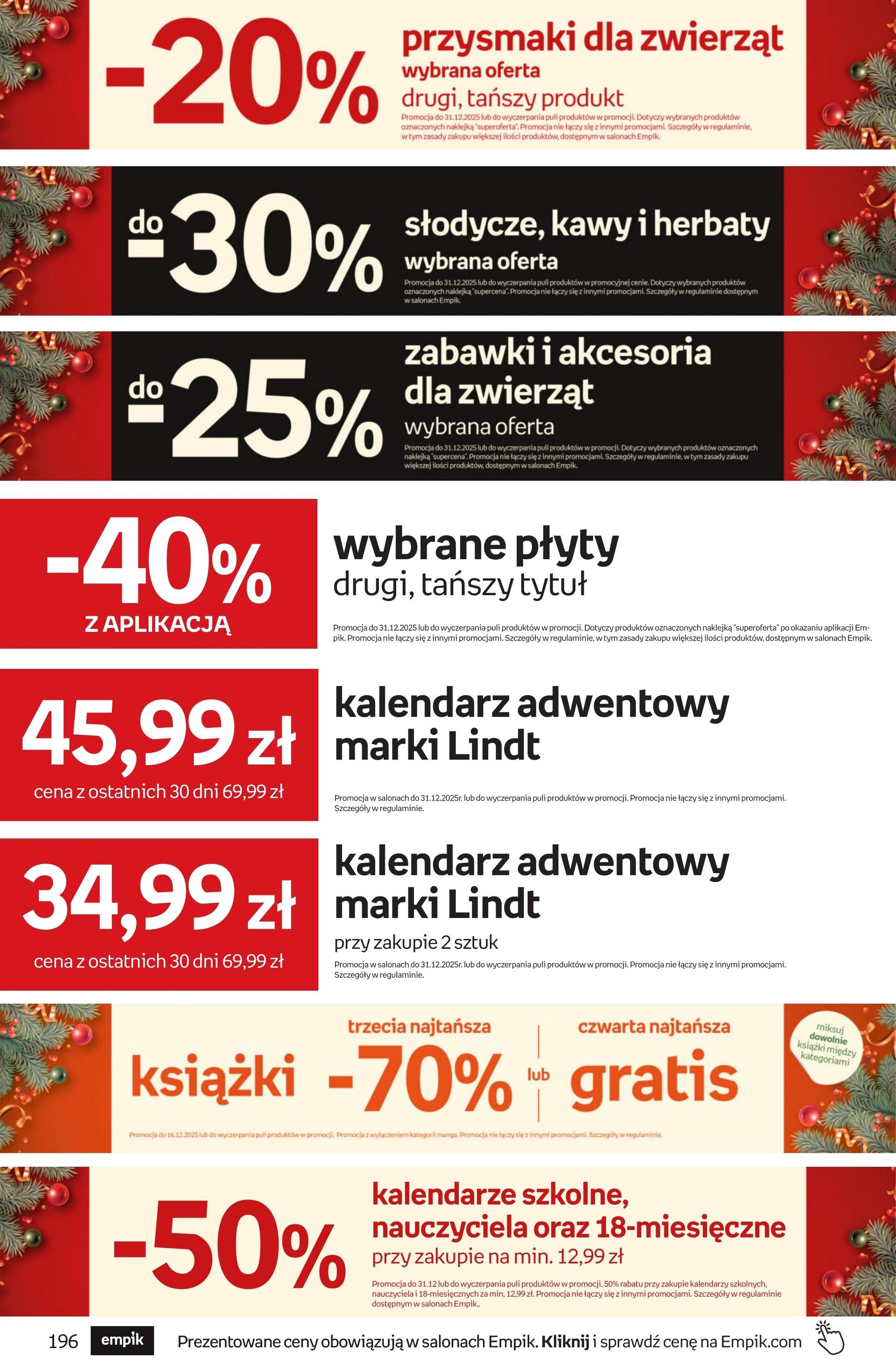 Gazetka promocyjna empik do 23/12/2025 str.196