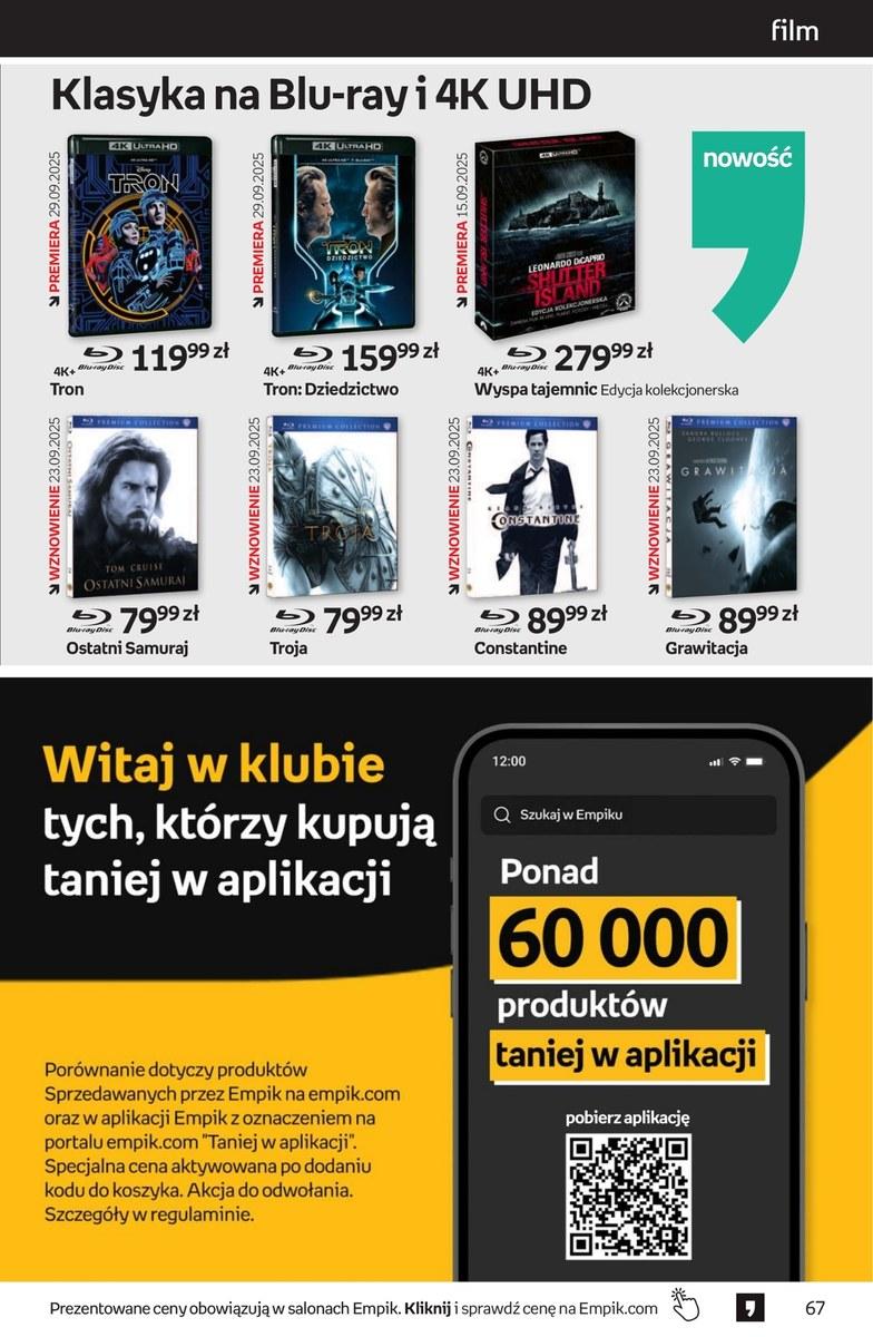 Gazetka promocyjna empik do 23/09/2025 str.67