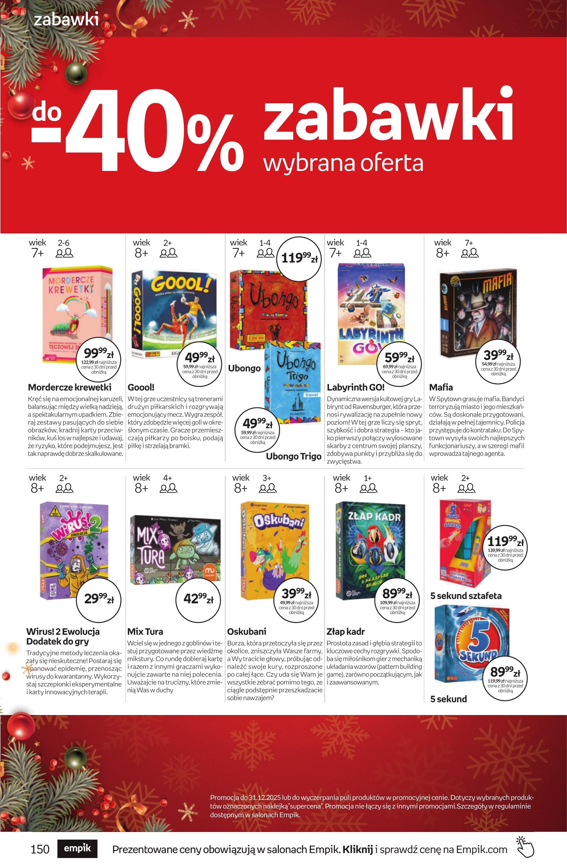 Gazetka promocyjna empik do 09/12/2025 str.150