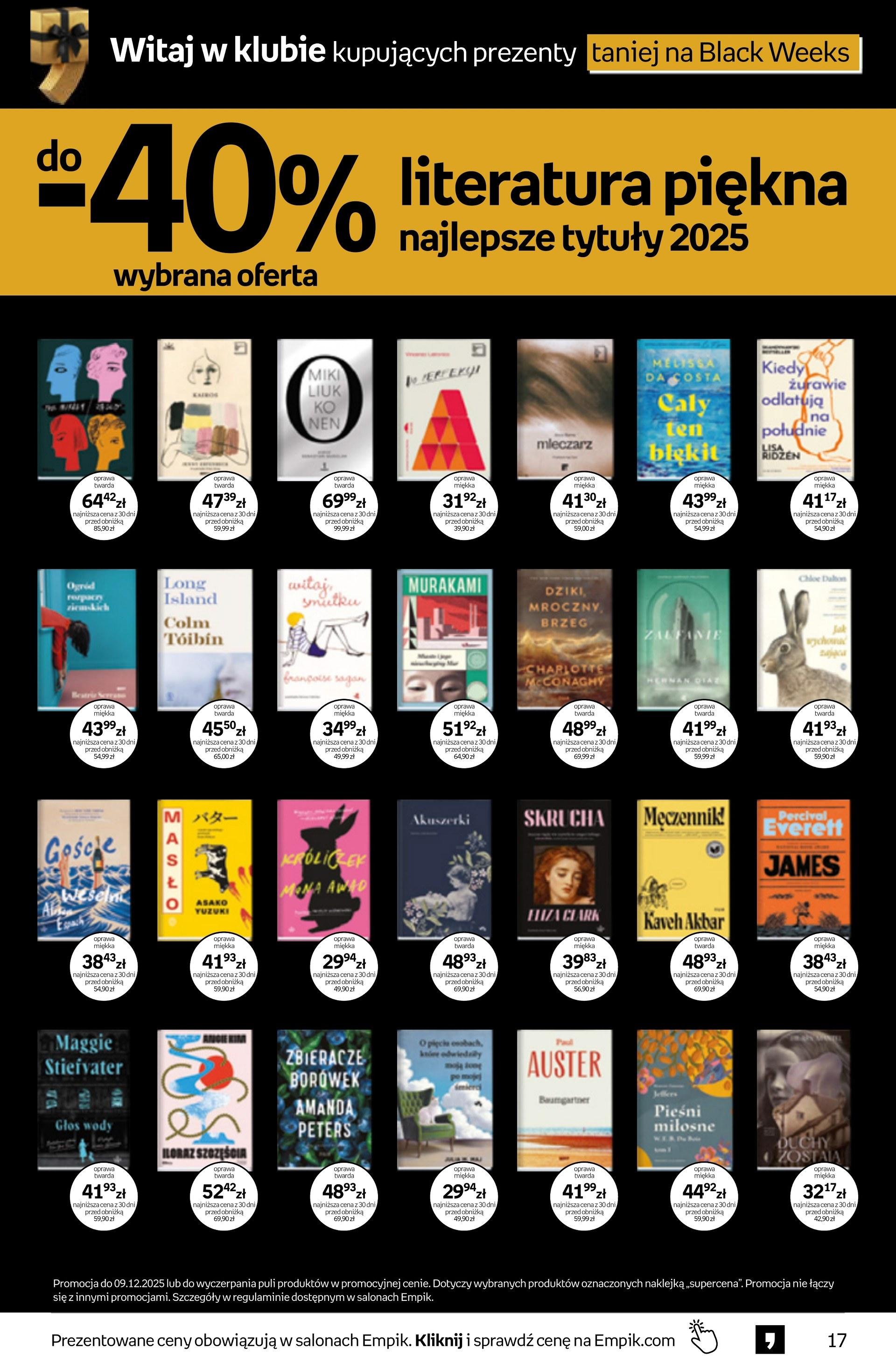 Gazetka promocyjna empik do 09/12/2025 str.17