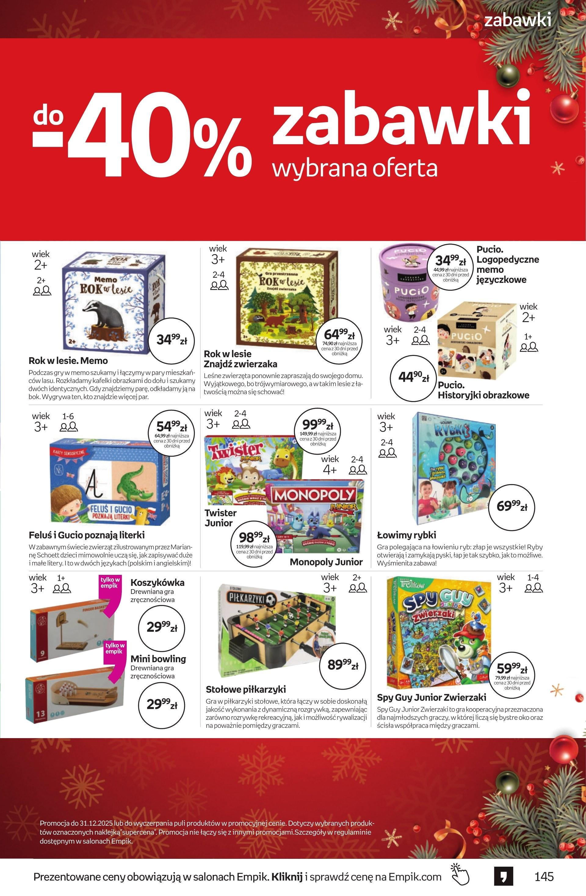 Gazetka promocyjna empik do 09/12/2025 str.145