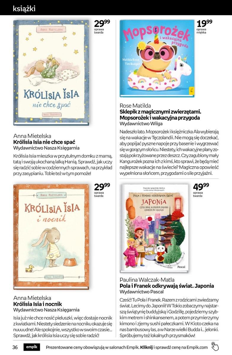 Gazetka promocyjna empik do 12/08/2025 str.36