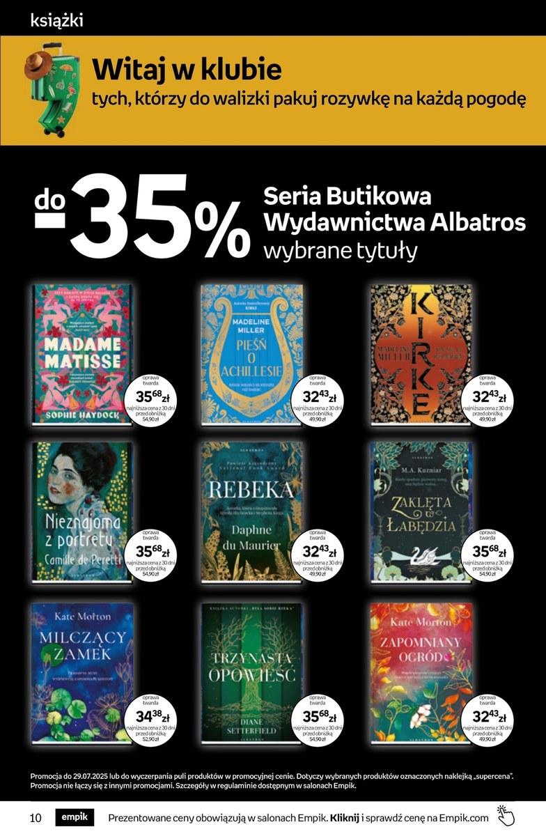 Gazetka promocyjna empik do 29/07/2025 str.10