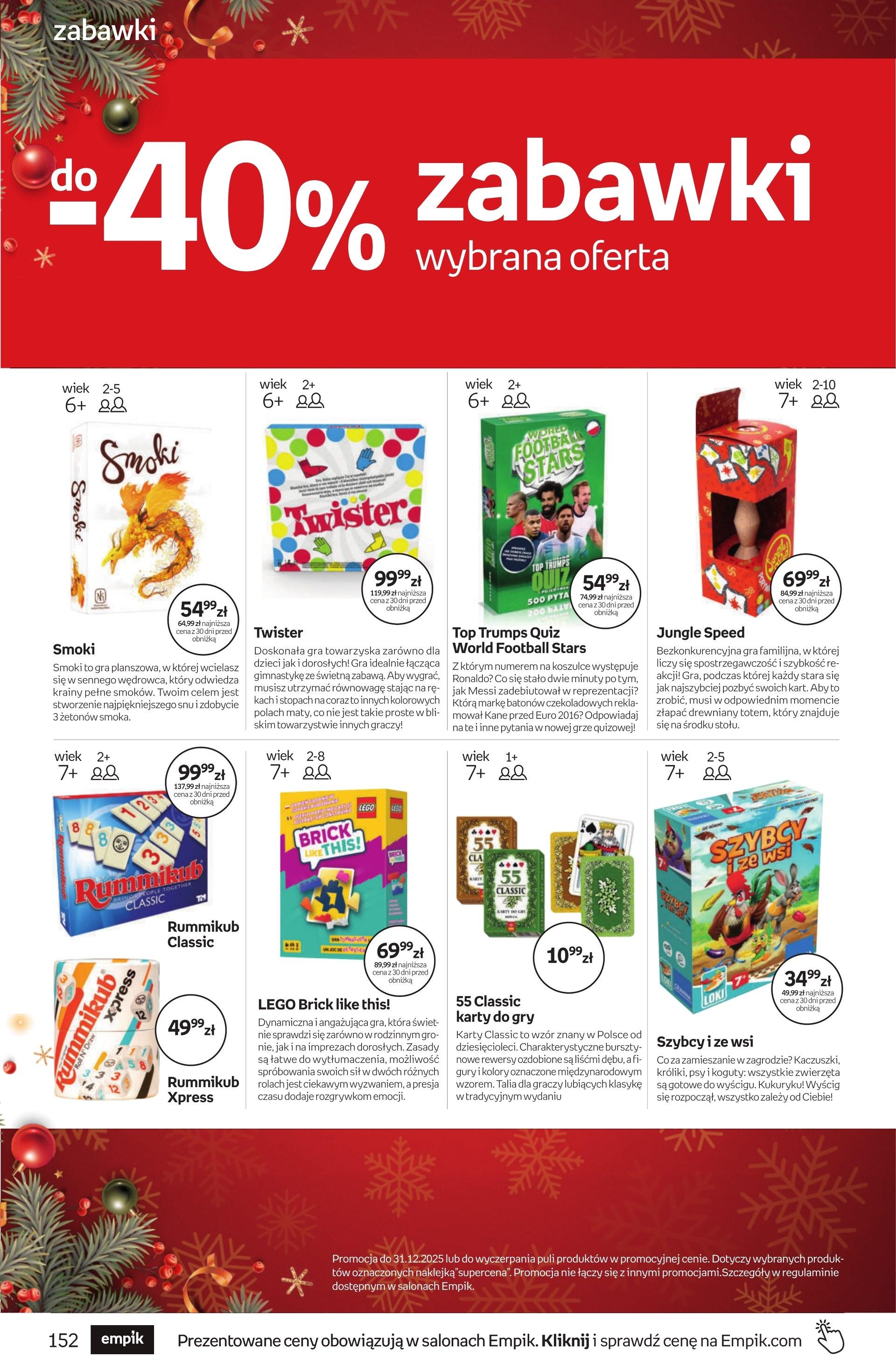 Gazetka promocyjna empik do 23/12/2025 str.152