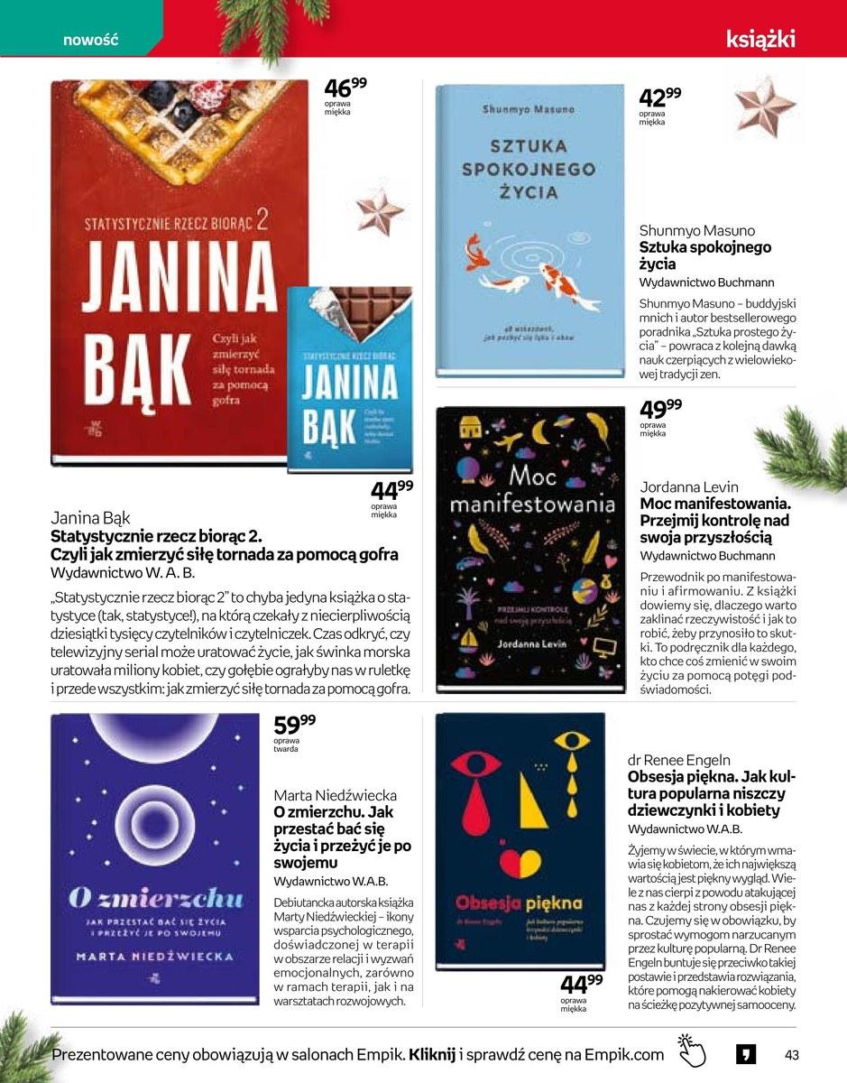 Gazetka promocyjna empik do 24/12/2023 str.43