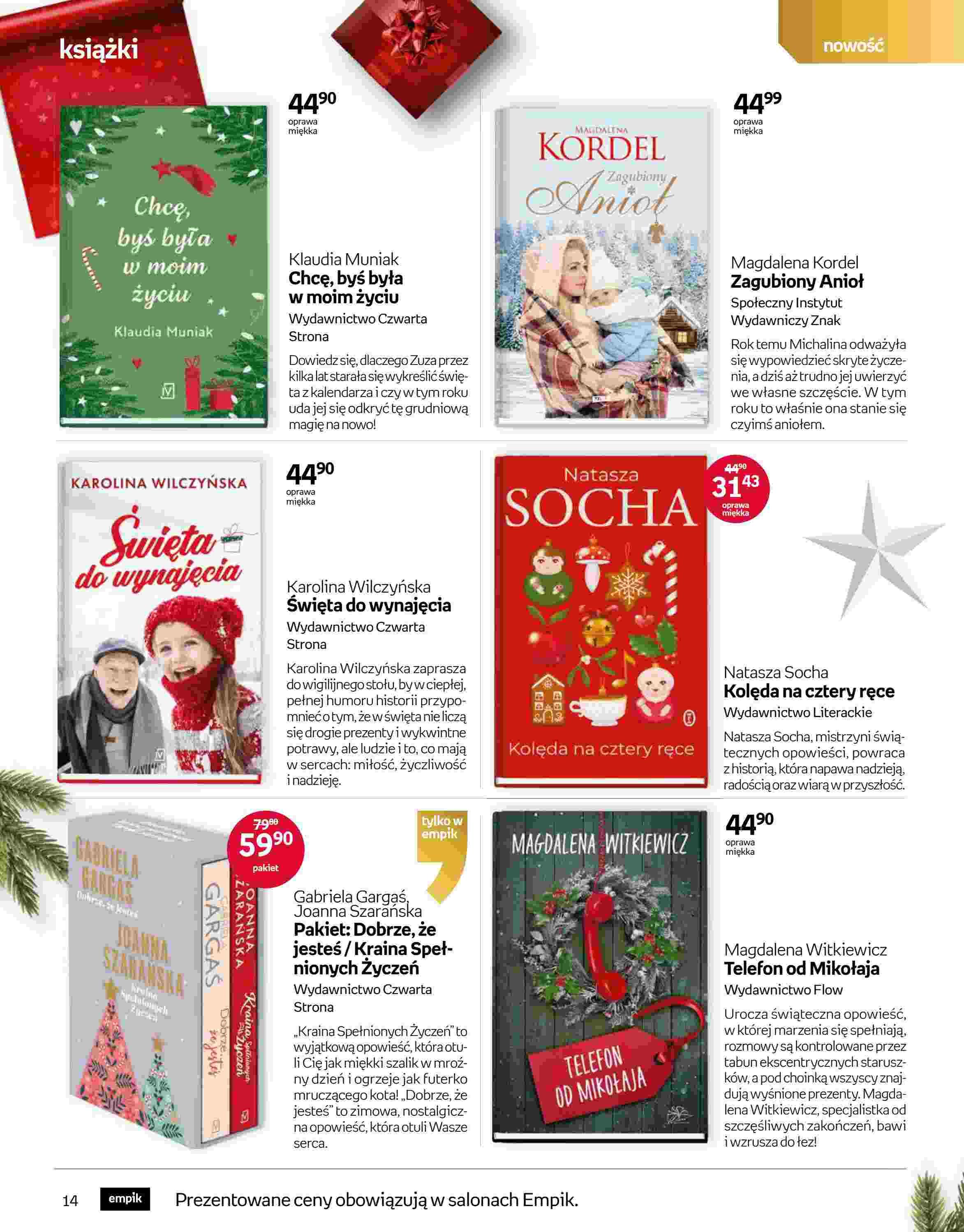 Gazetka promocyjna empik do 24/12/2022 str.14