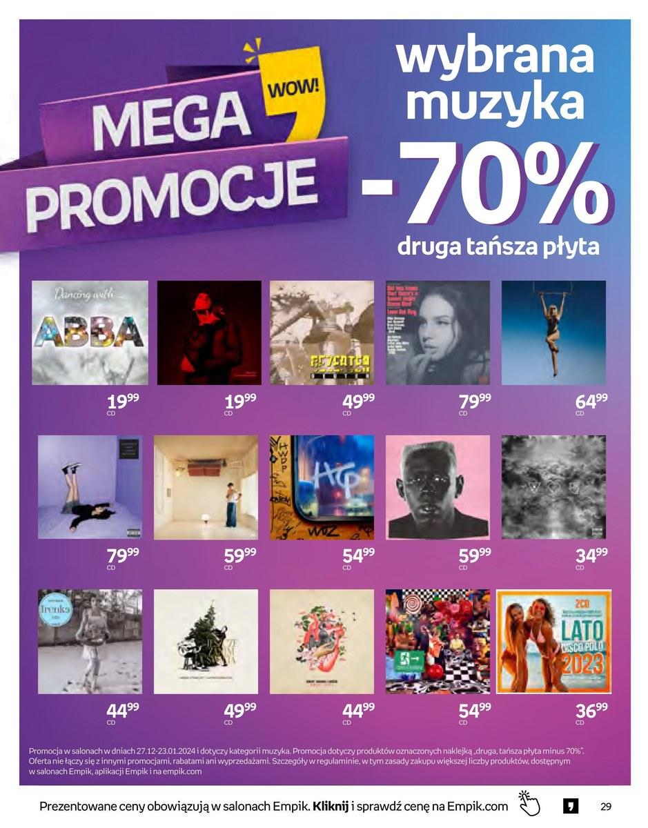 Gazetka promocyjna empik do 23/01/2024 str.29