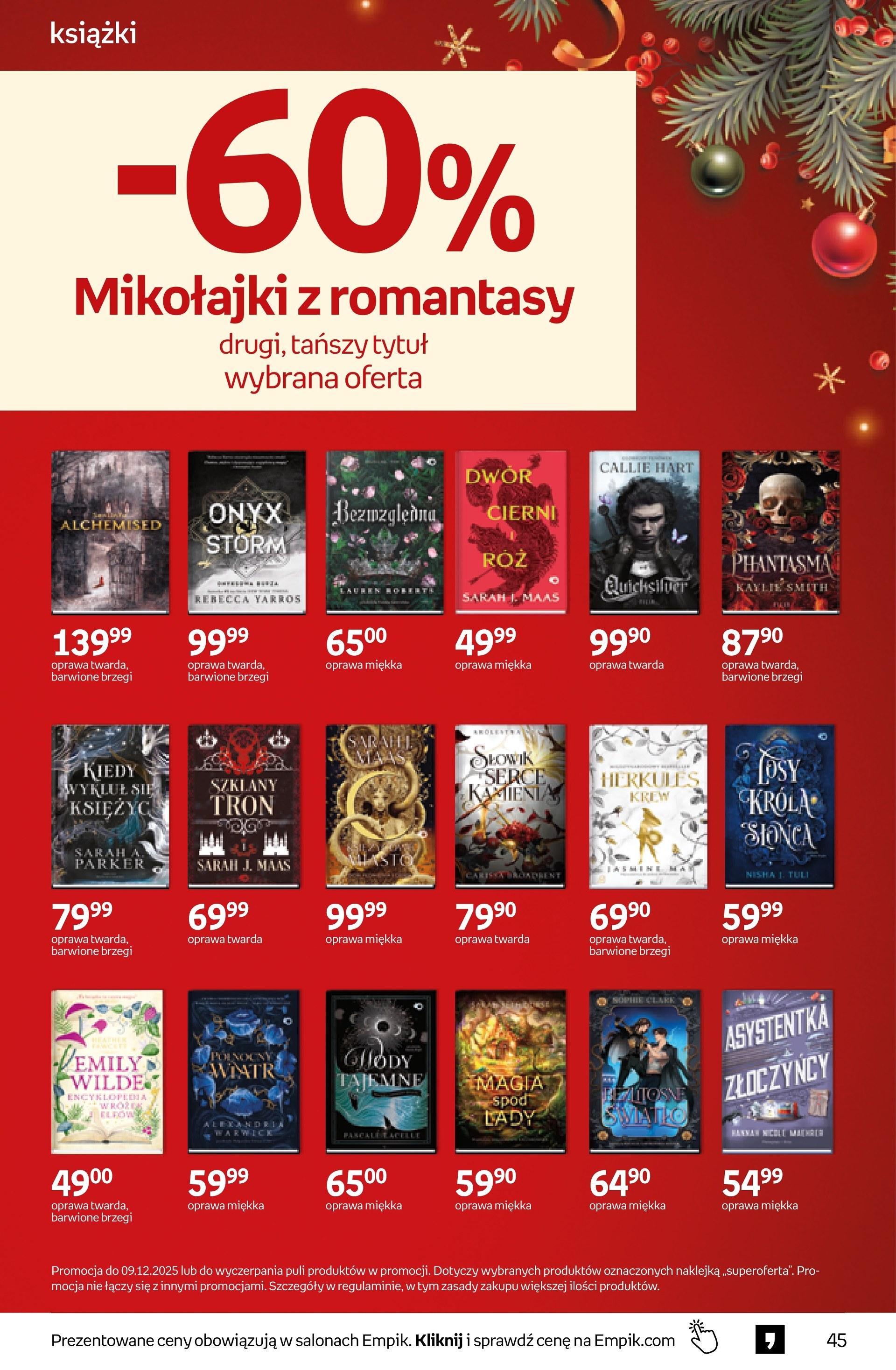 Gazetka promocyjna empik do 09/12/2025 str.45