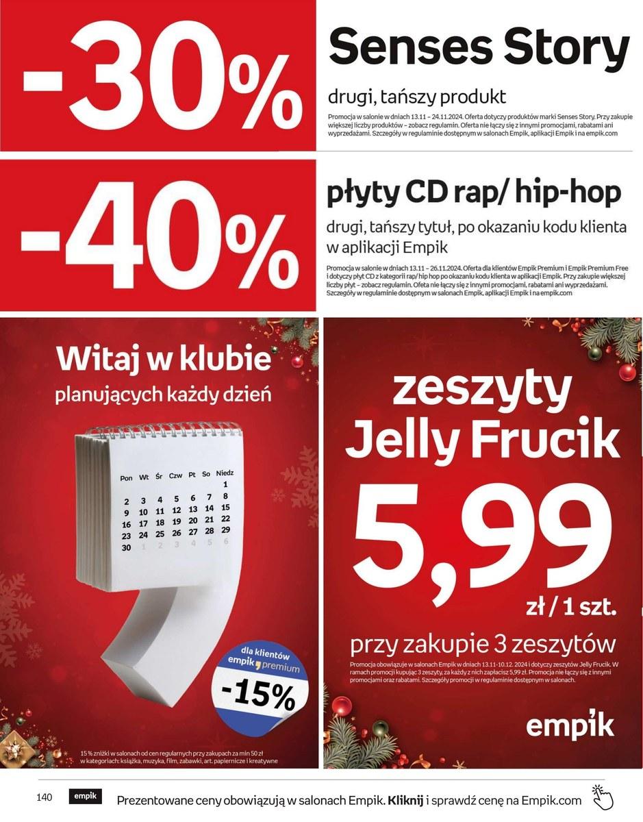 Gazetka promocyjna empik do 26/11/2024 str.140